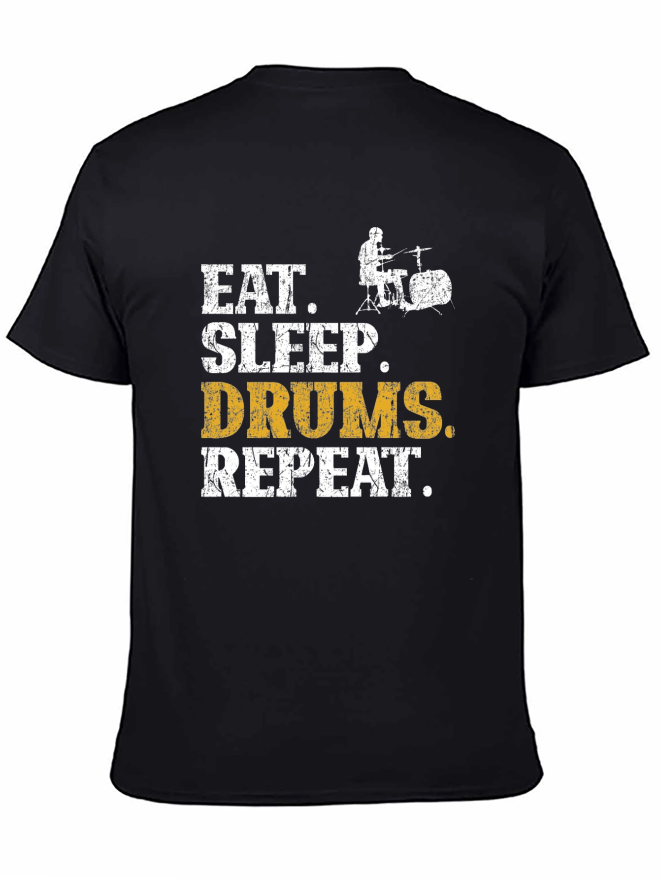 Eat Sleep Drums Repeat Graphic Tee
