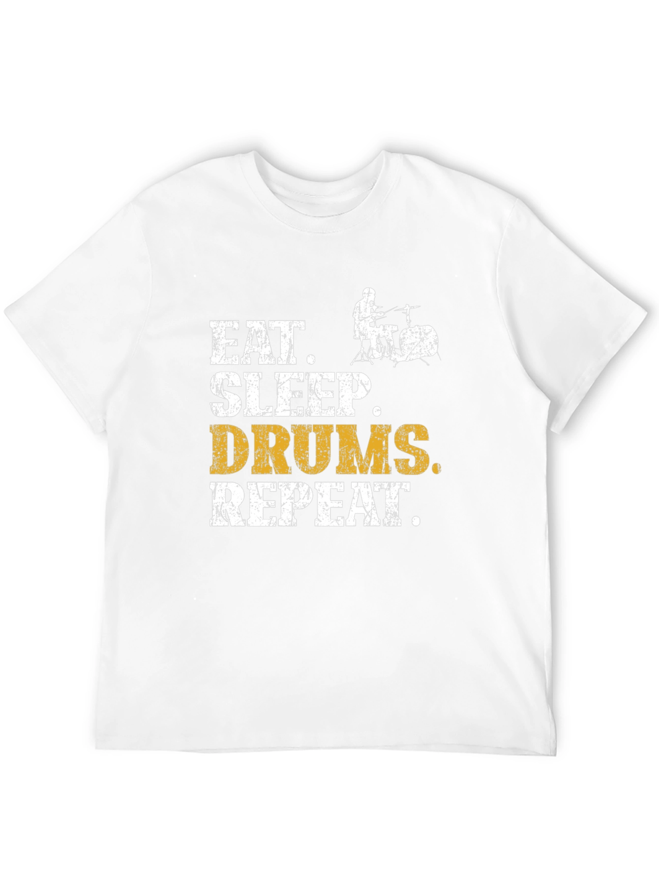 Eat Sleep Drums Repeat Graphic Tee