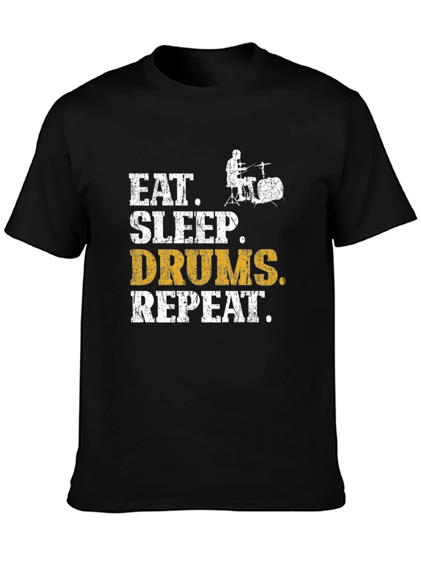 Eat Sleep Drums Repeat Graphic Tee
