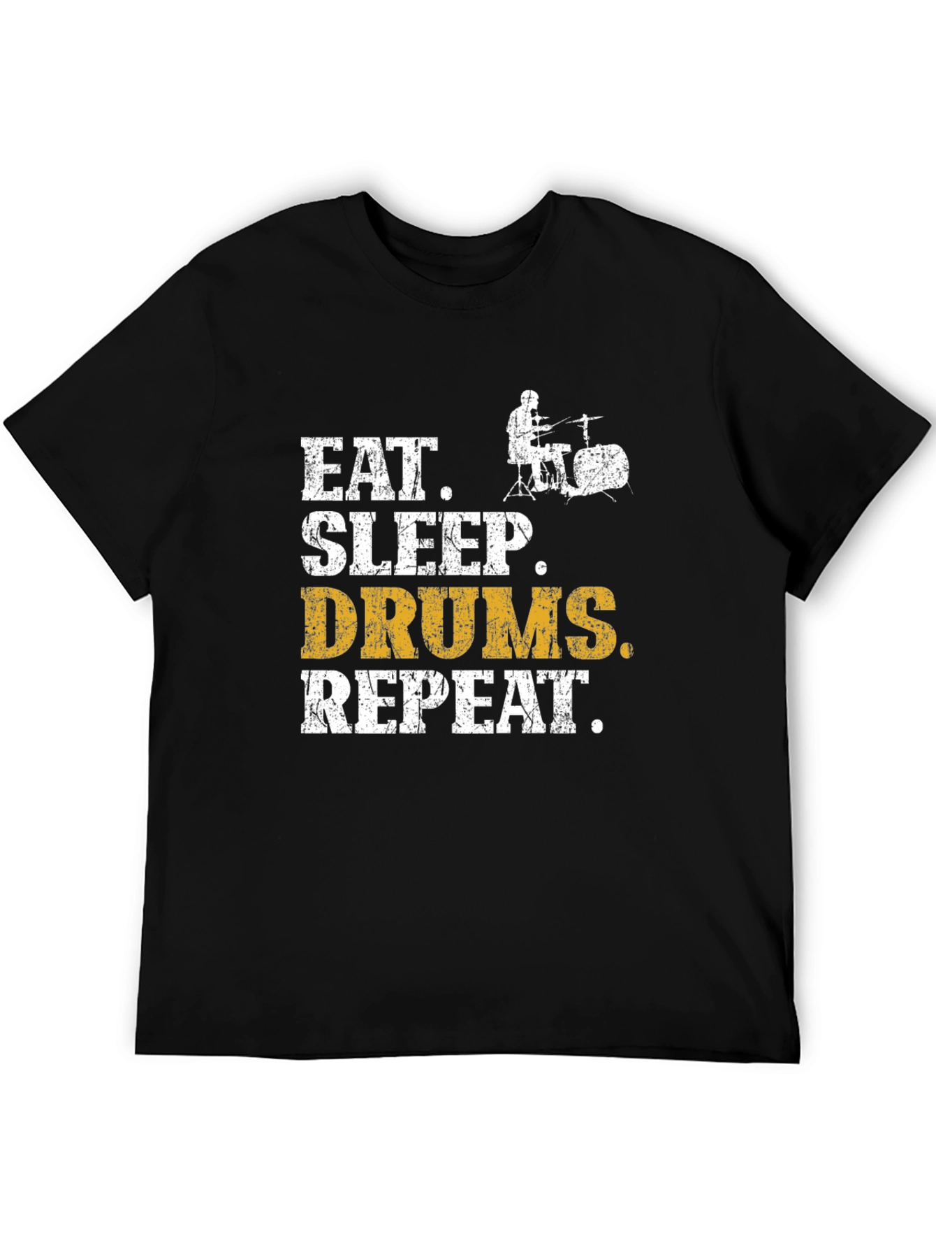 Eat Sleep Drums Repeat Graphic Tee
