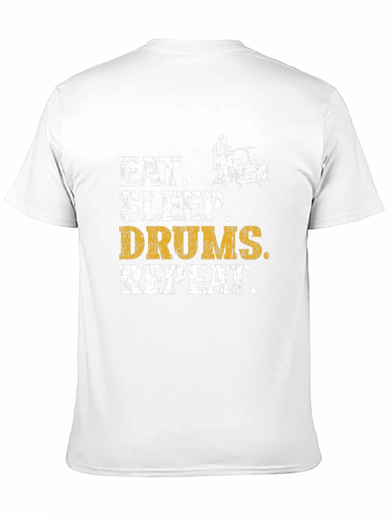 Eat Sleep Drums Repeat Graphic Tee