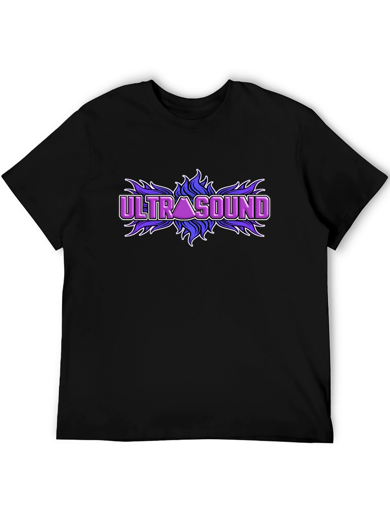 Ultrasound Graphic T-Shirt - Black Cotton Tee