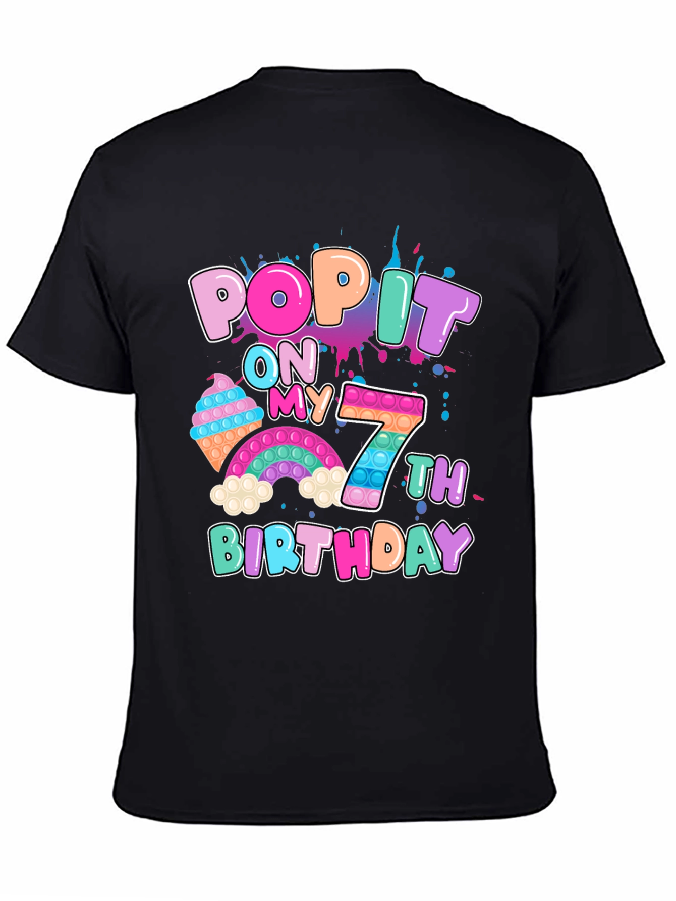Pop It On My 7th Birthday T-Shirt