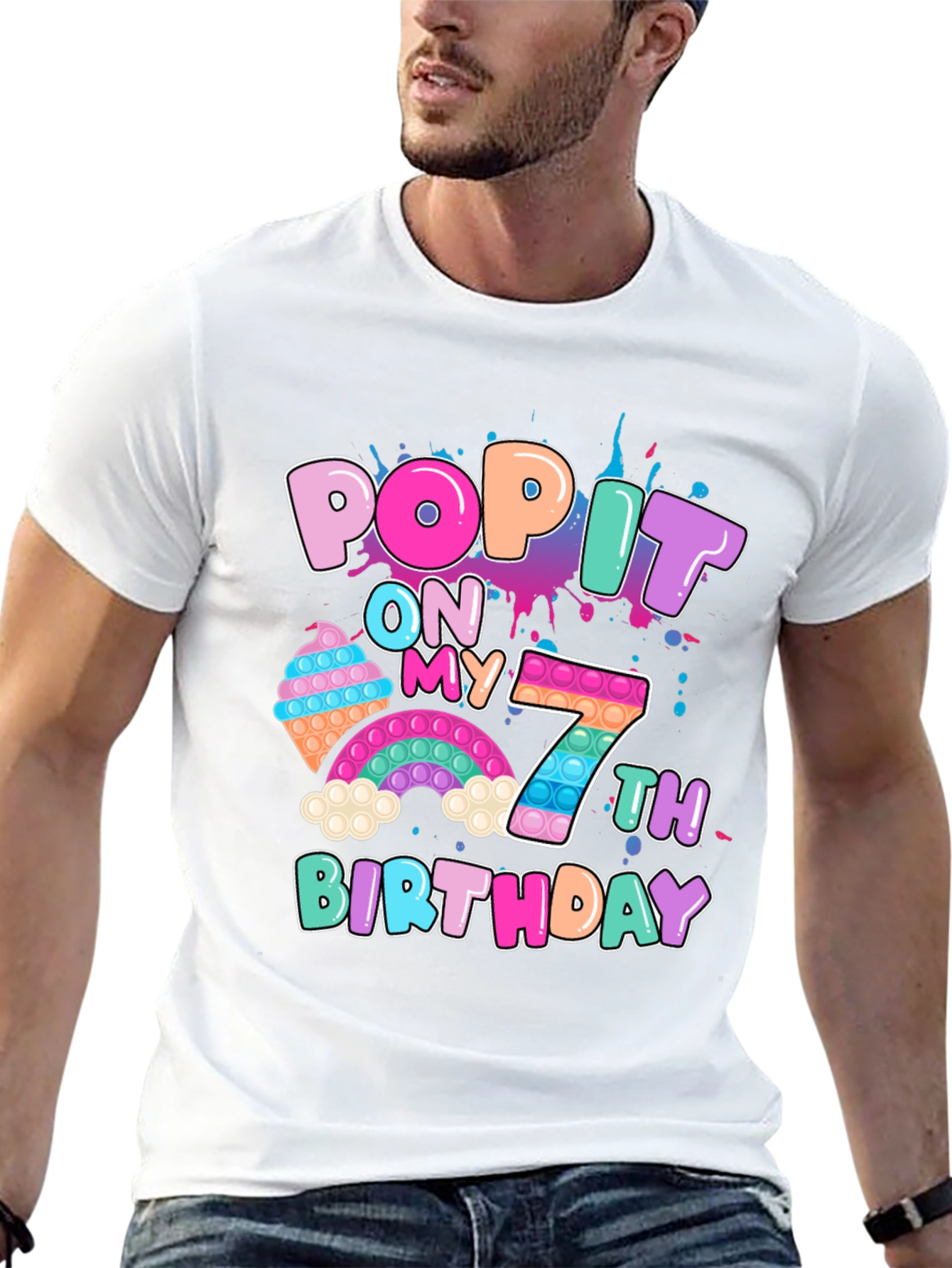 Pop It On My 7th Birthday T-Shirt