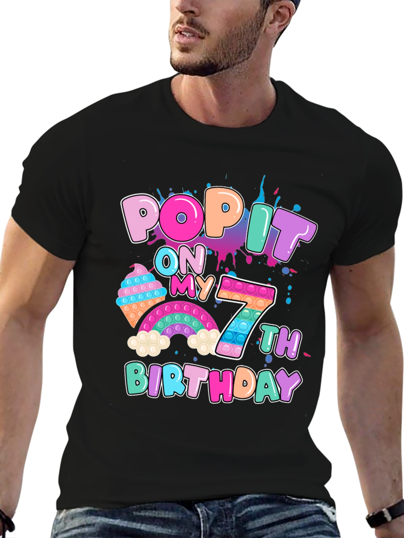 Pop It On My 7th Birthday T-Shirt