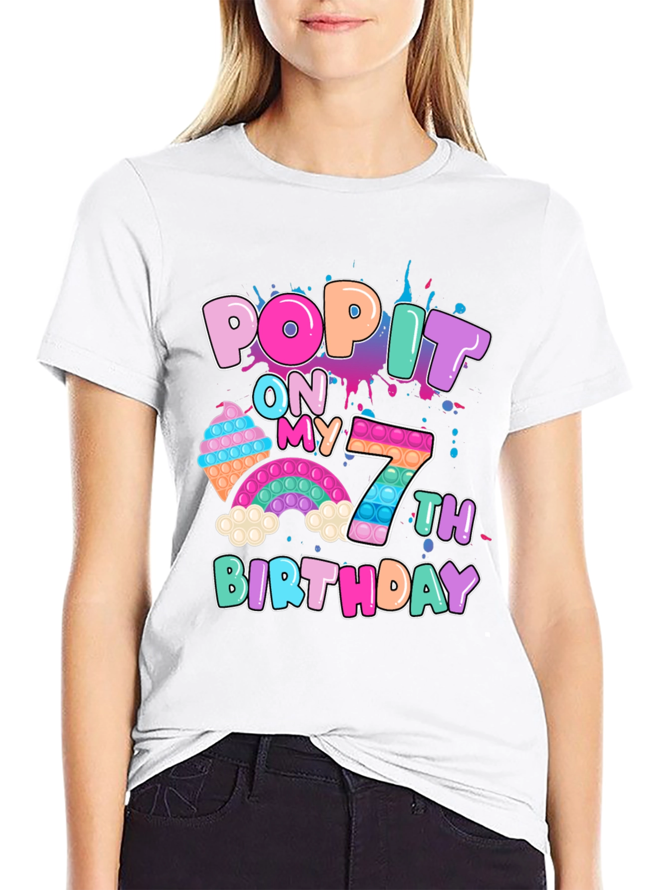 Pop It On My 7th Birthday T-Shirt