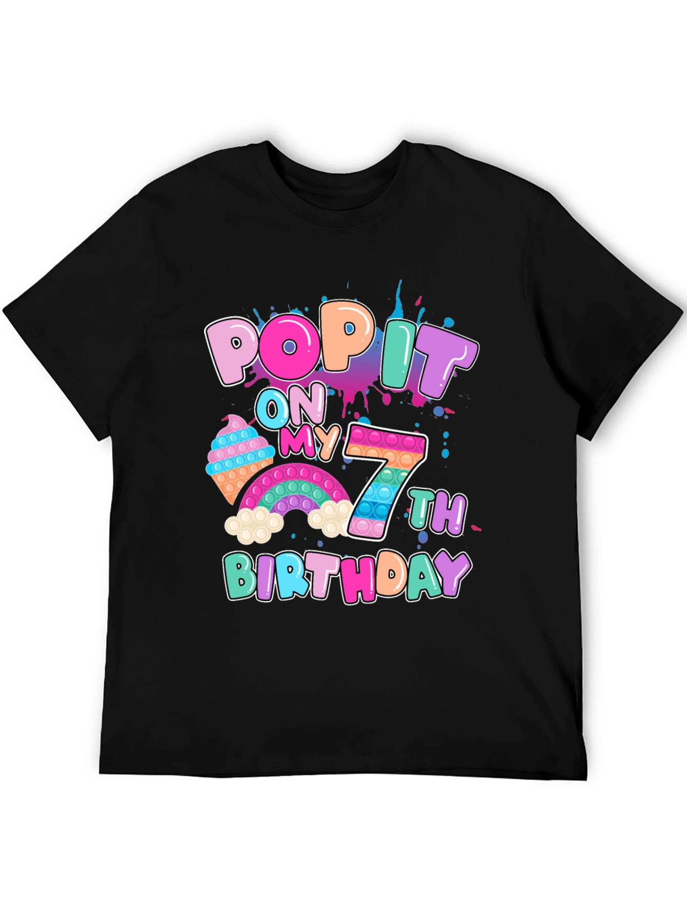 Pop It On My 7th Birthday T-Shirt
