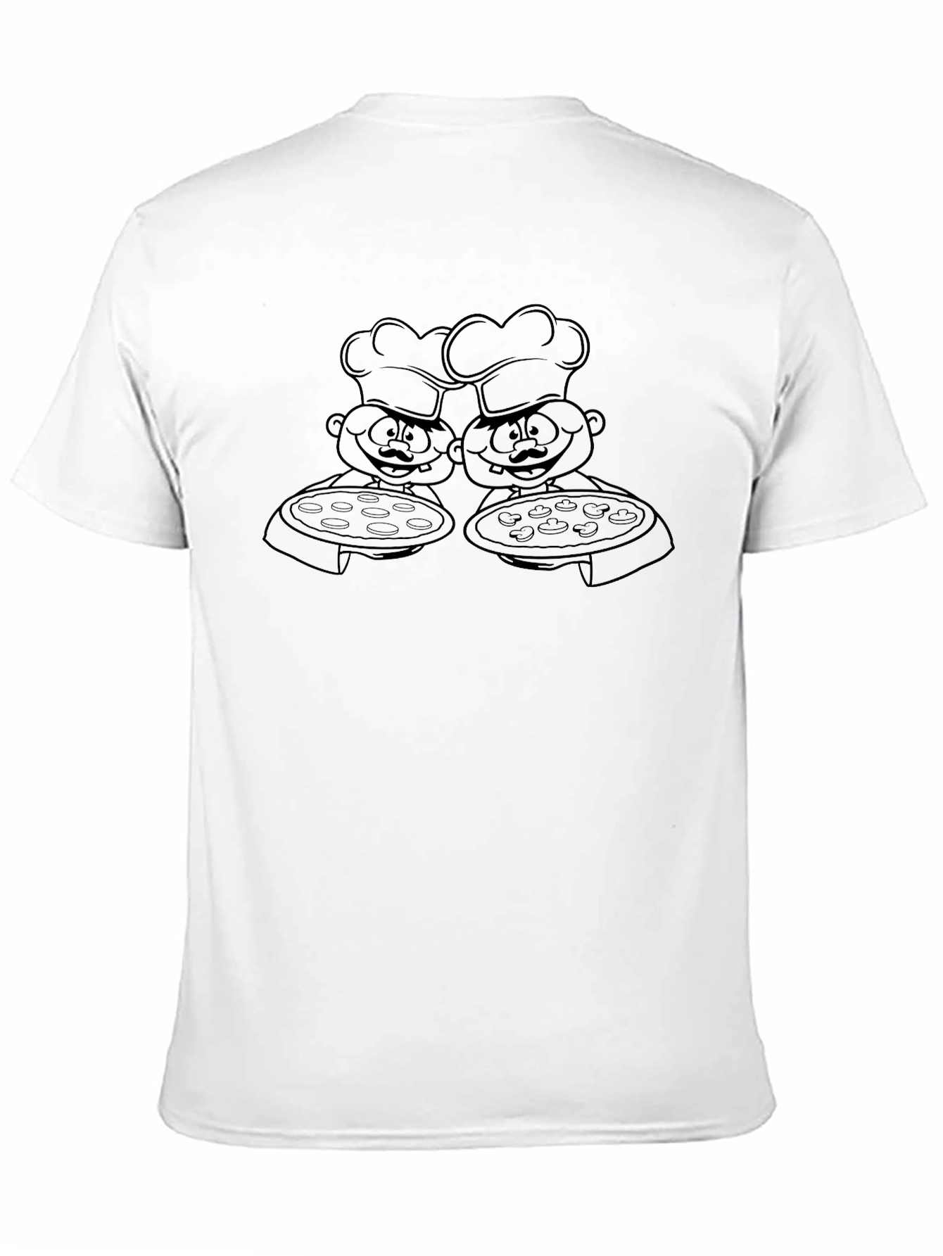 Chef Pizza Crew Neck T-Shirt