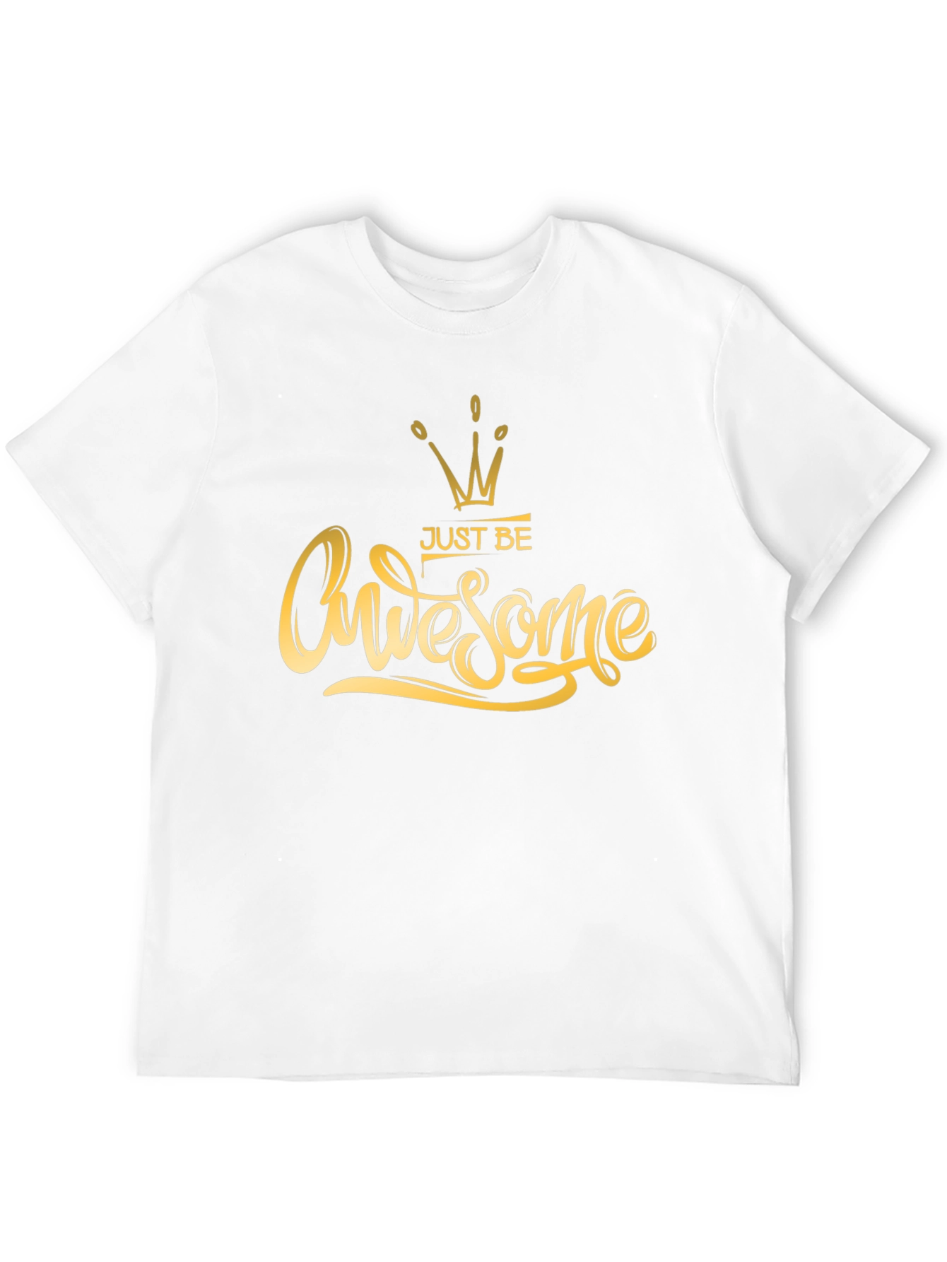 Just Be Awesome Black T-Shirt