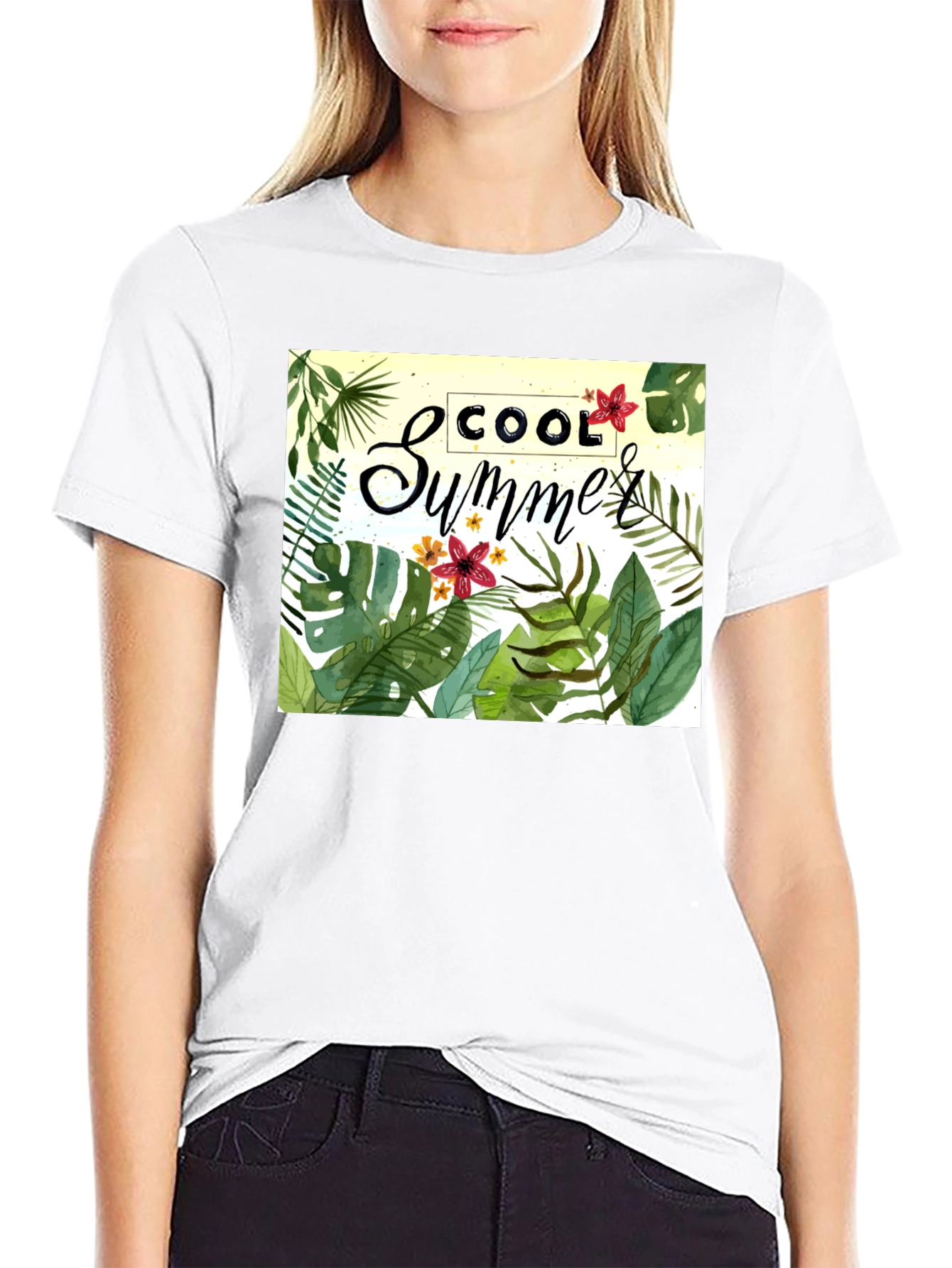 Cool Summer Graphic Print T-Shirt