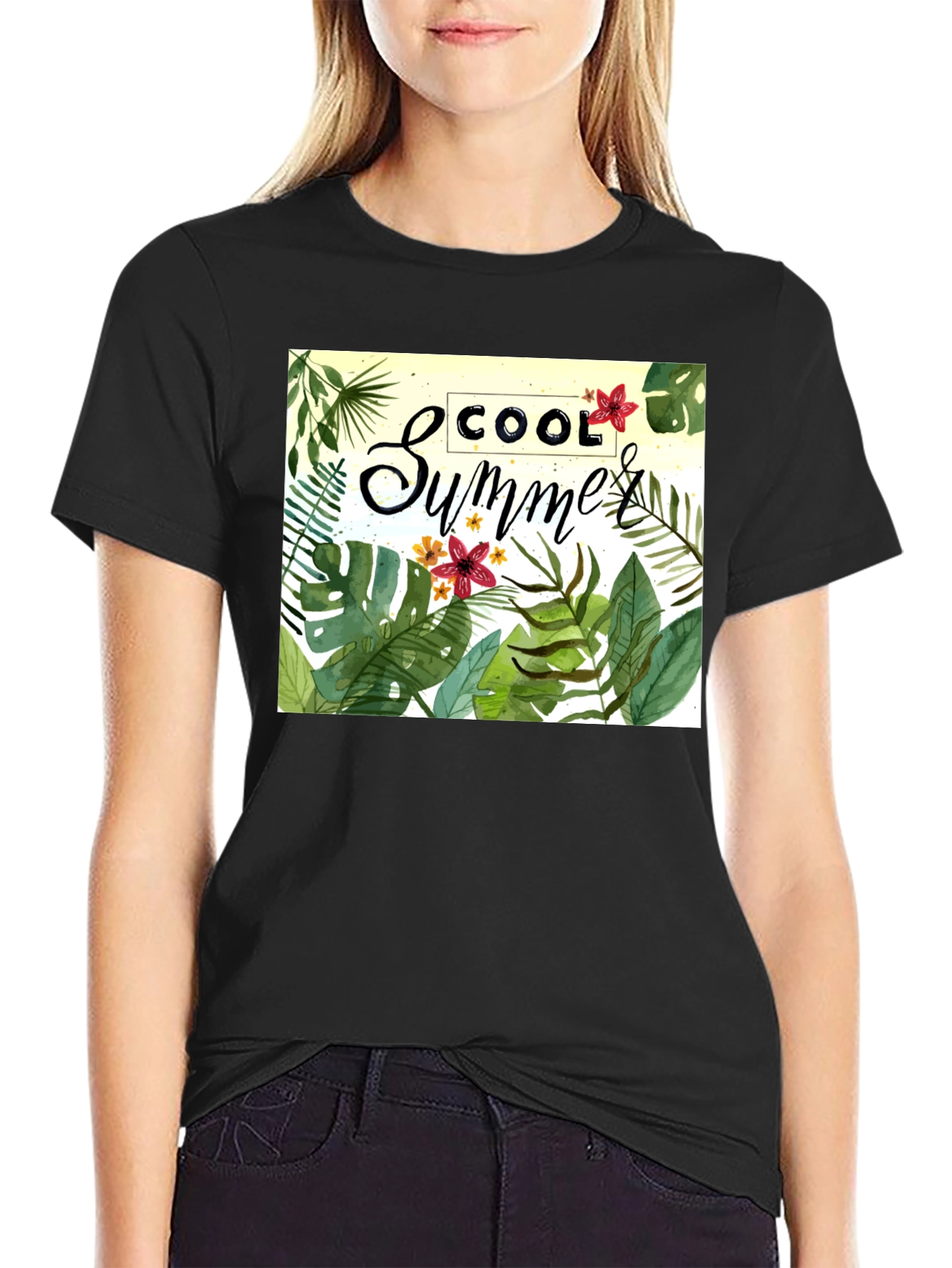 Cool Summer Graphic Print T-Shirt