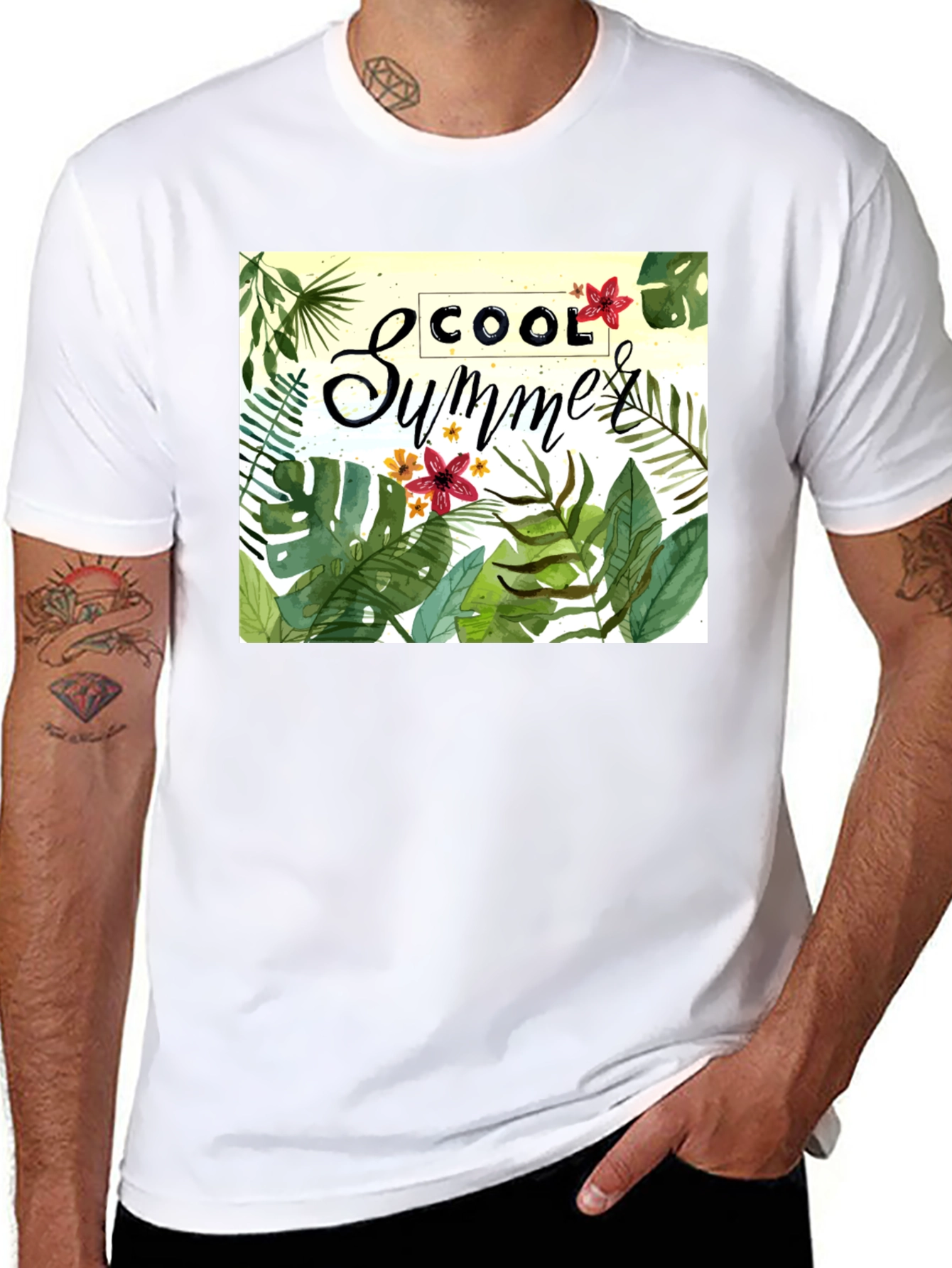 Cool Summer Graphic Print T-Shirt