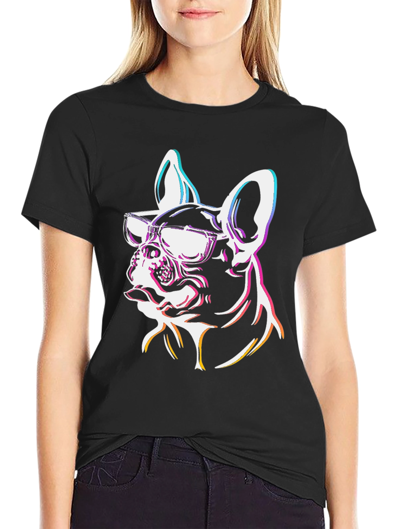 Cool French Bulldog Graphic Tee