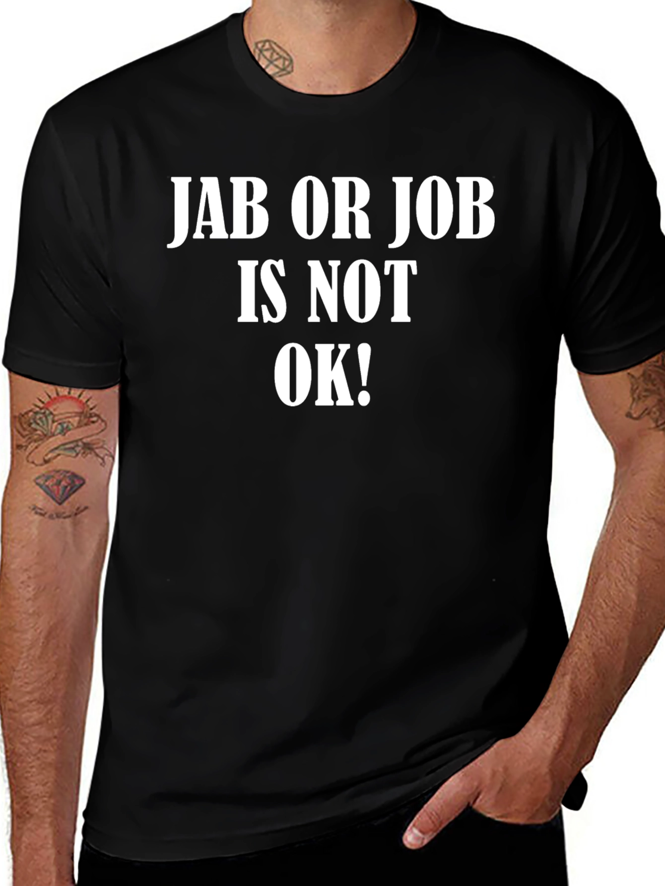 Jab or Job T-Shirt - Statement Tee