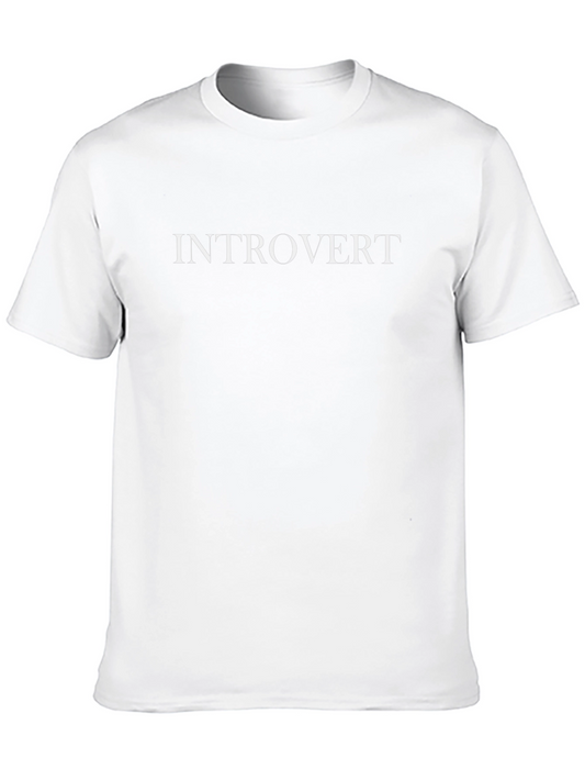Introvert Graphic Tee - Soft Cotton Blend