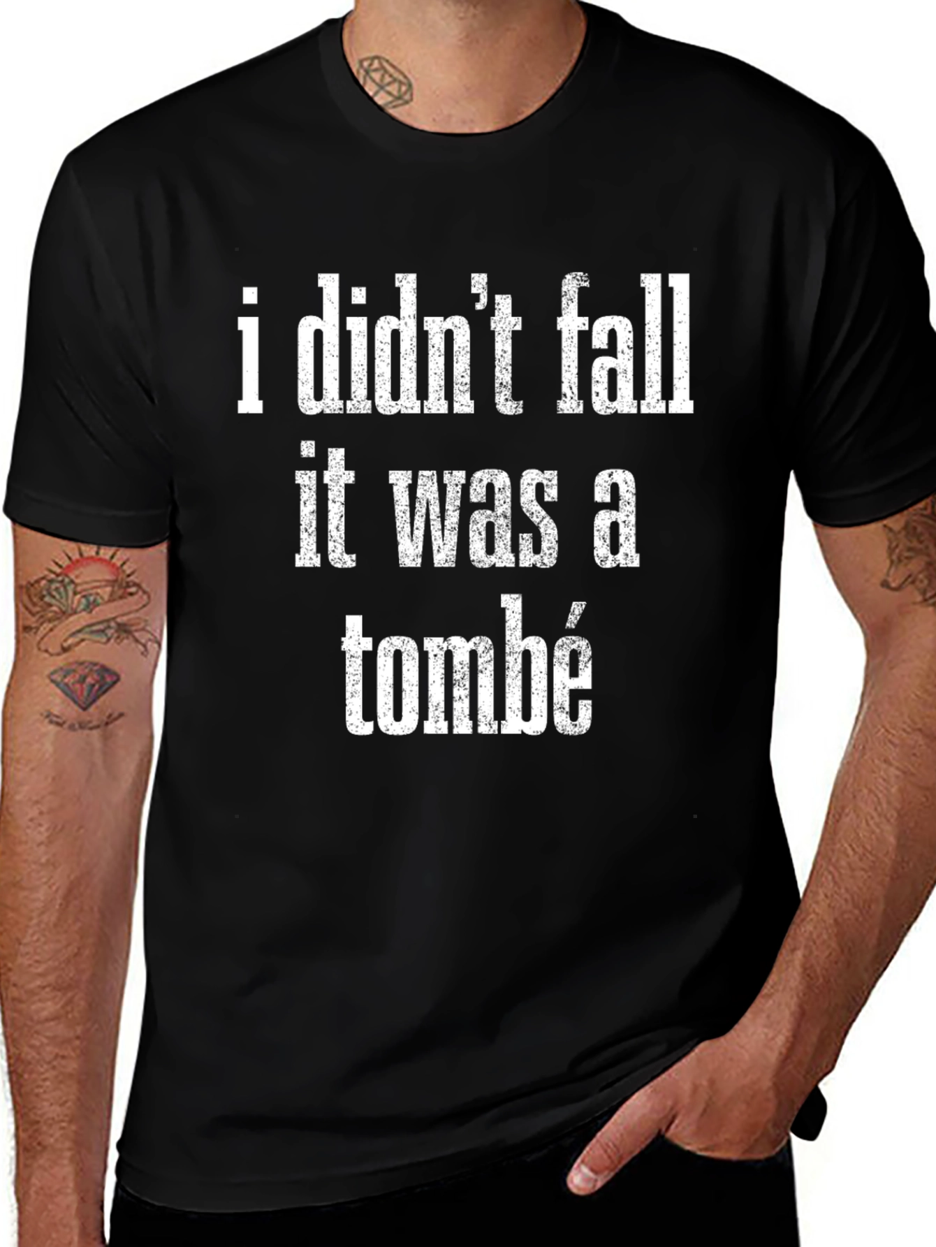 Funny Dance T-Shirt - I Didnt Fall Tombe