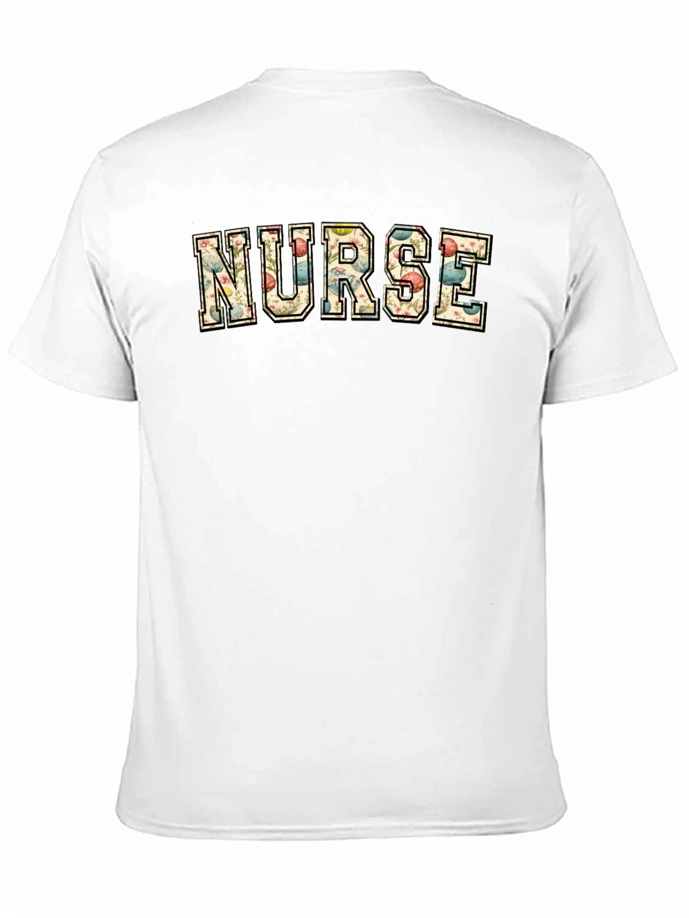 Floral Nurse T-Shirt - Stylish Comfort