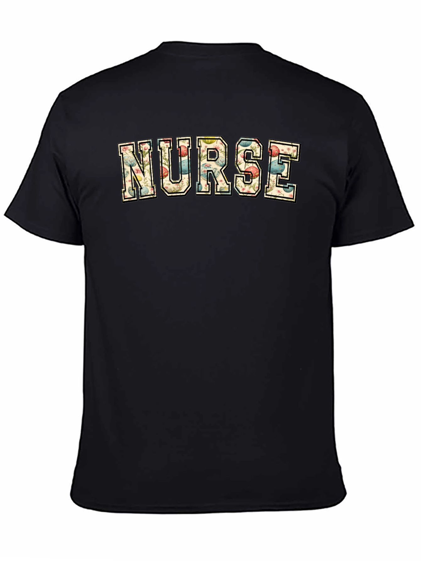 Floral Nurse T-Shirt - Stylish Comfort