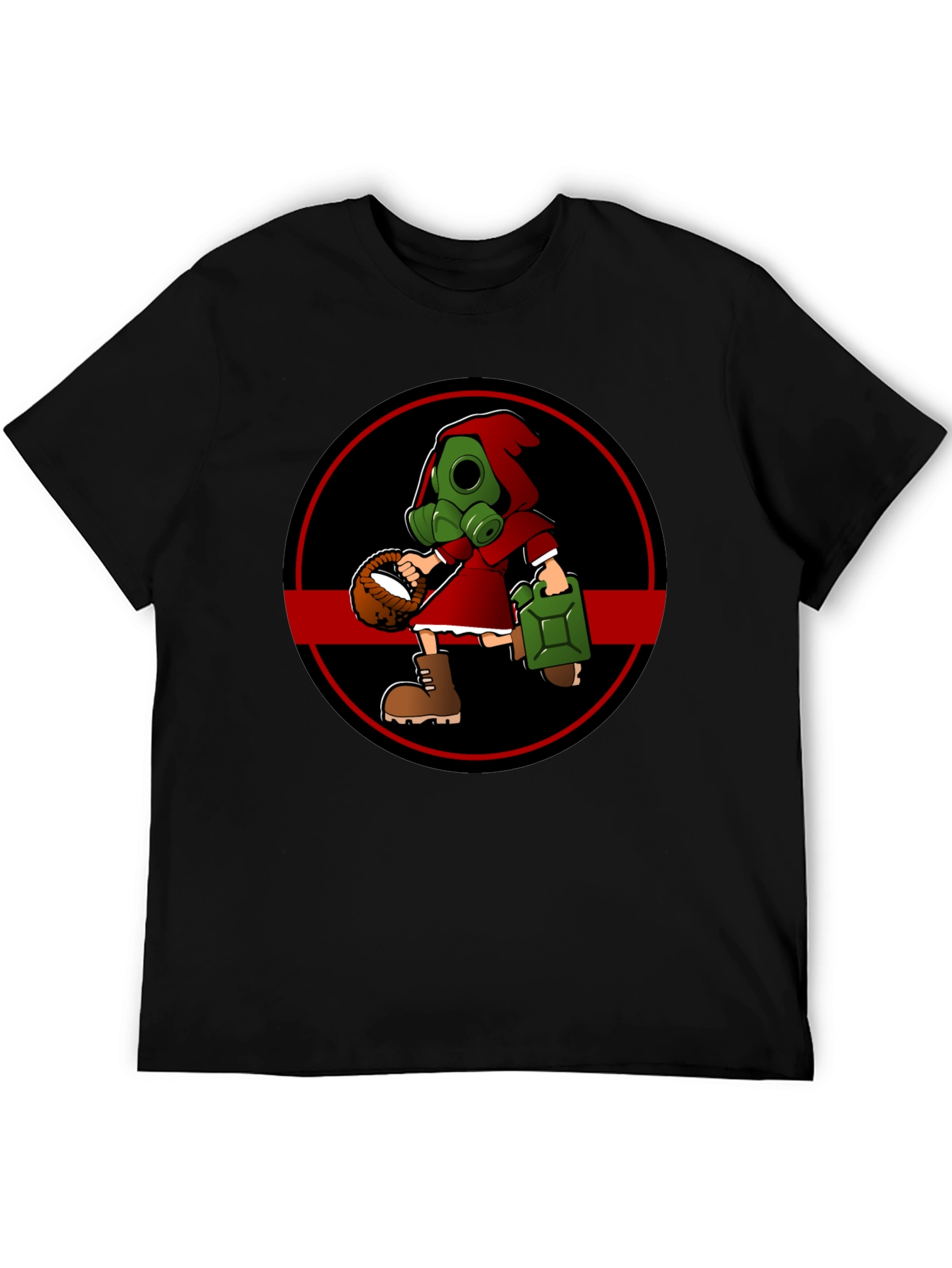 Gas Mask Little Red Riding Hood T-Shirt