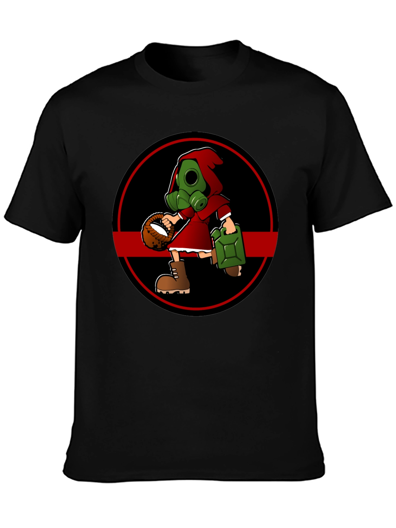 Gas Mask Little Red Riding Hood T-Shirt