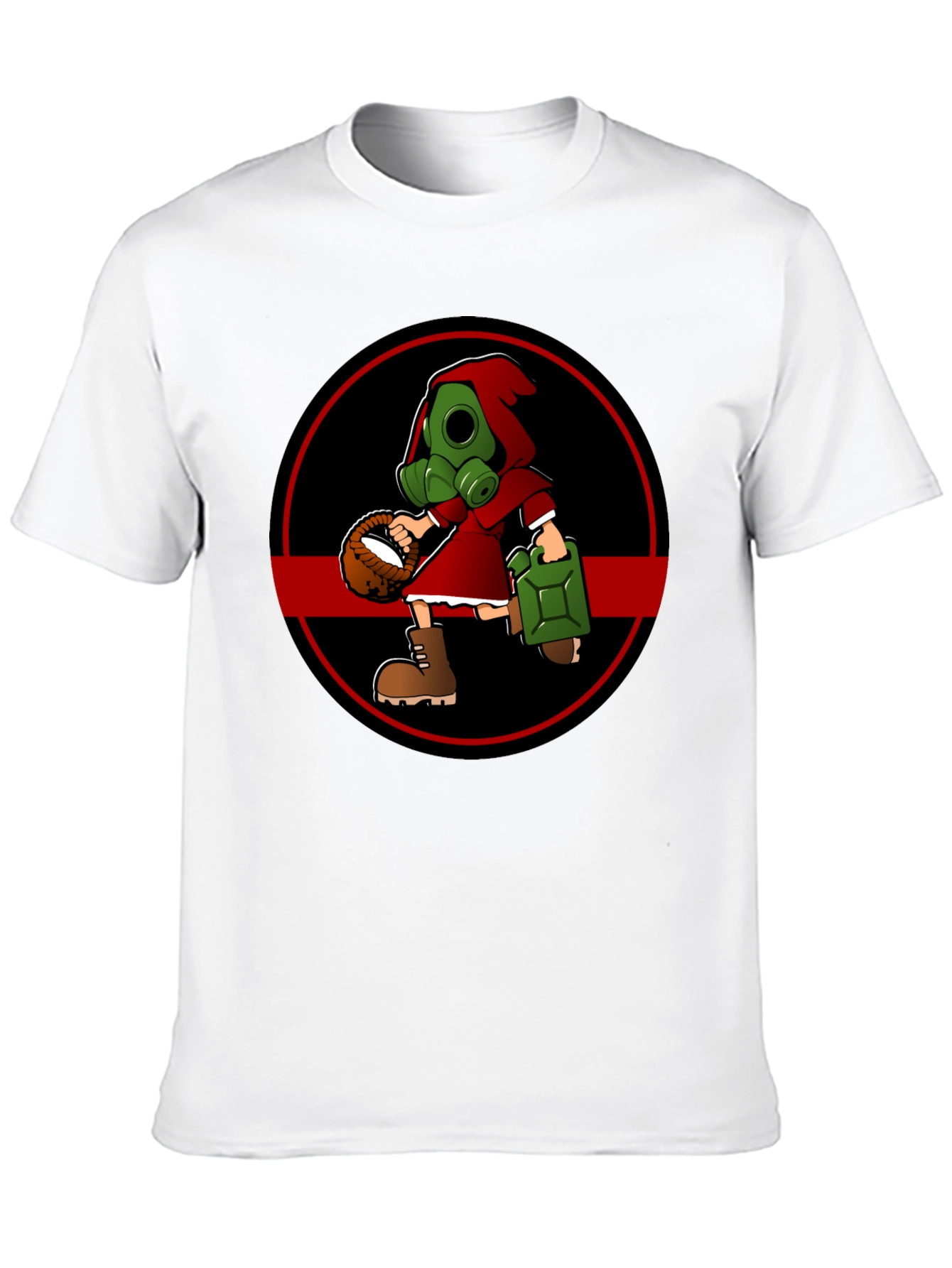 Gas Mask Little Red Riding Hood T-Shirt