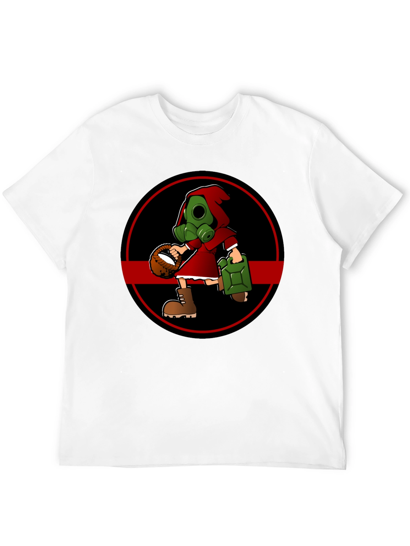 Gas Mask Little Red Riding Hood T-Shirt