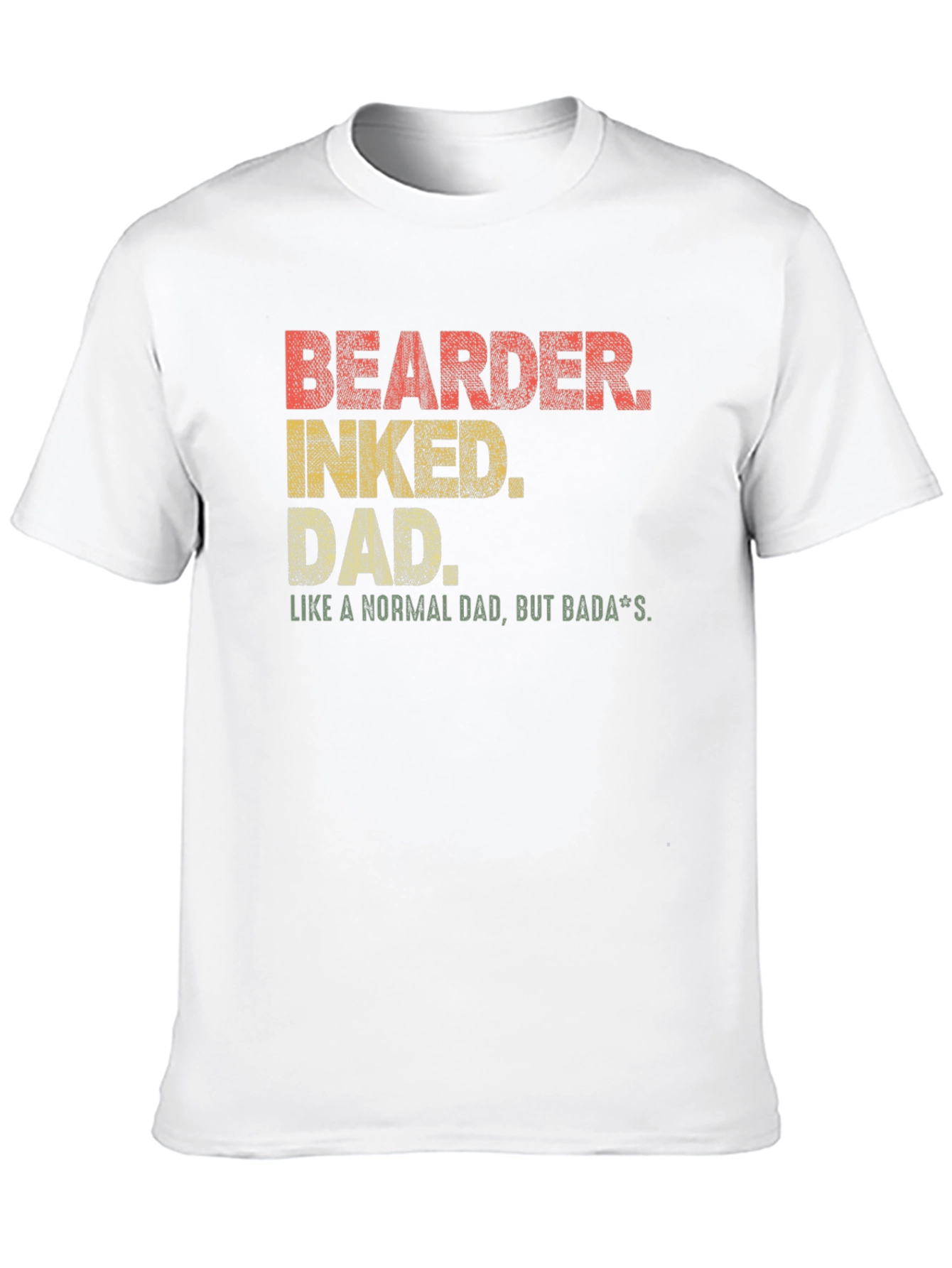 Bearder Inked Dad Graphic T-Shirt