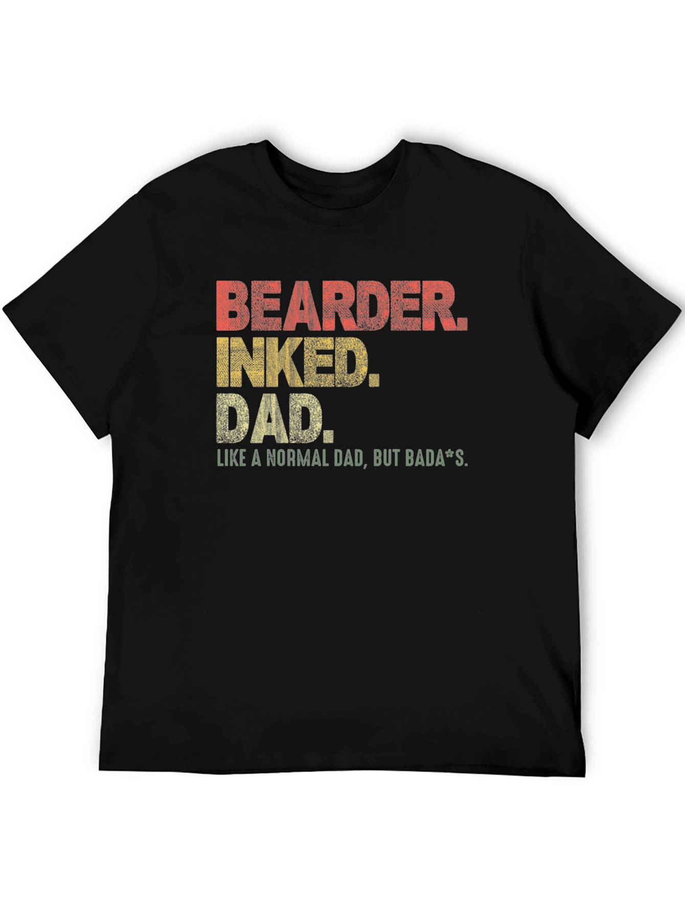 Bearder Inked Dad Graphic T-Shirt