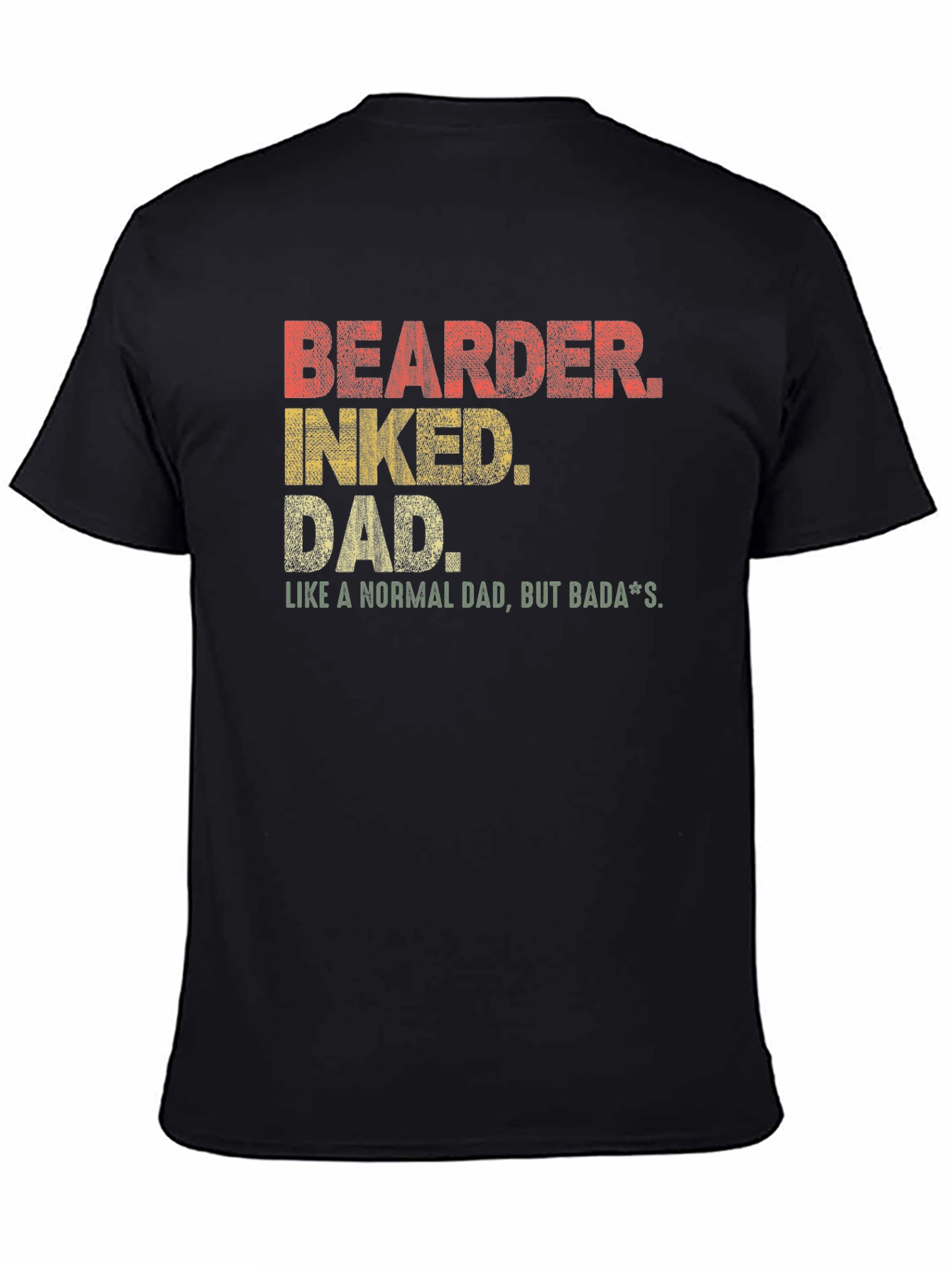 Bearder Inked Dad Graphic T-Shirt