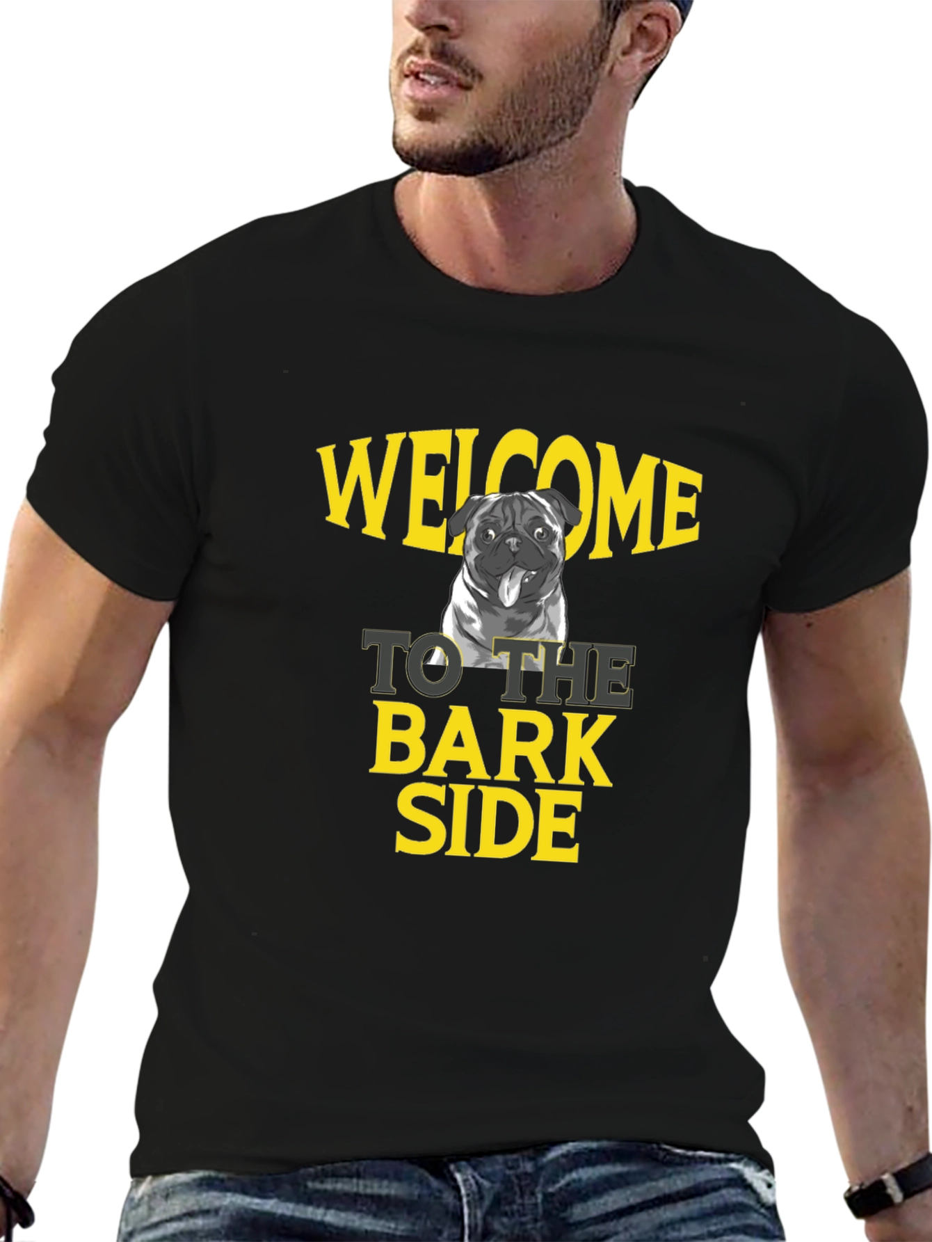 Welcome to the Bark Side Pug Tee