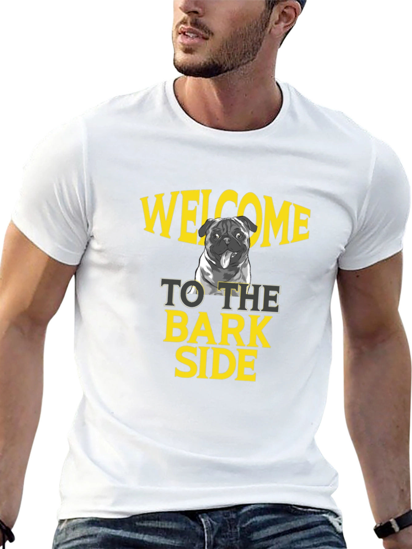 Welcome to the Bark Side Pug Tee