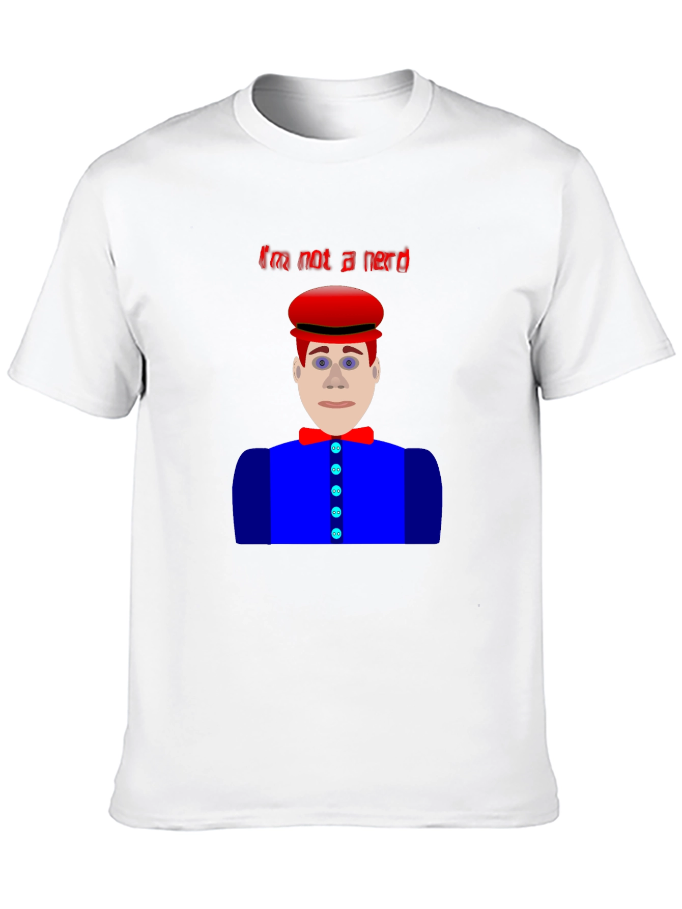 Im Not A Nerd T-Shirt Funny Character Design