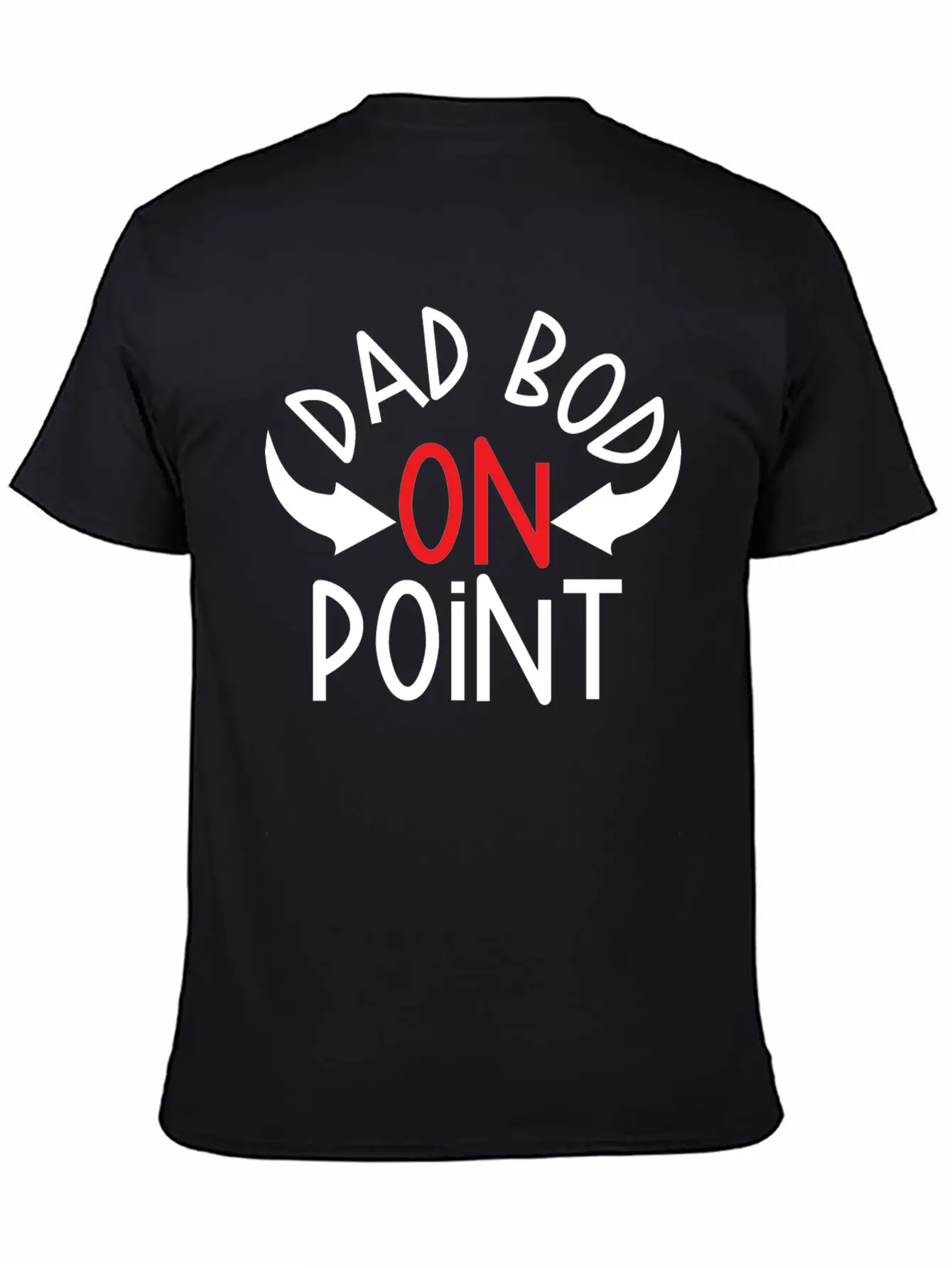 Dad Bod On Point, Fathers Day Unisex Casual T-Shirt – Clean Design For Daily Comfort