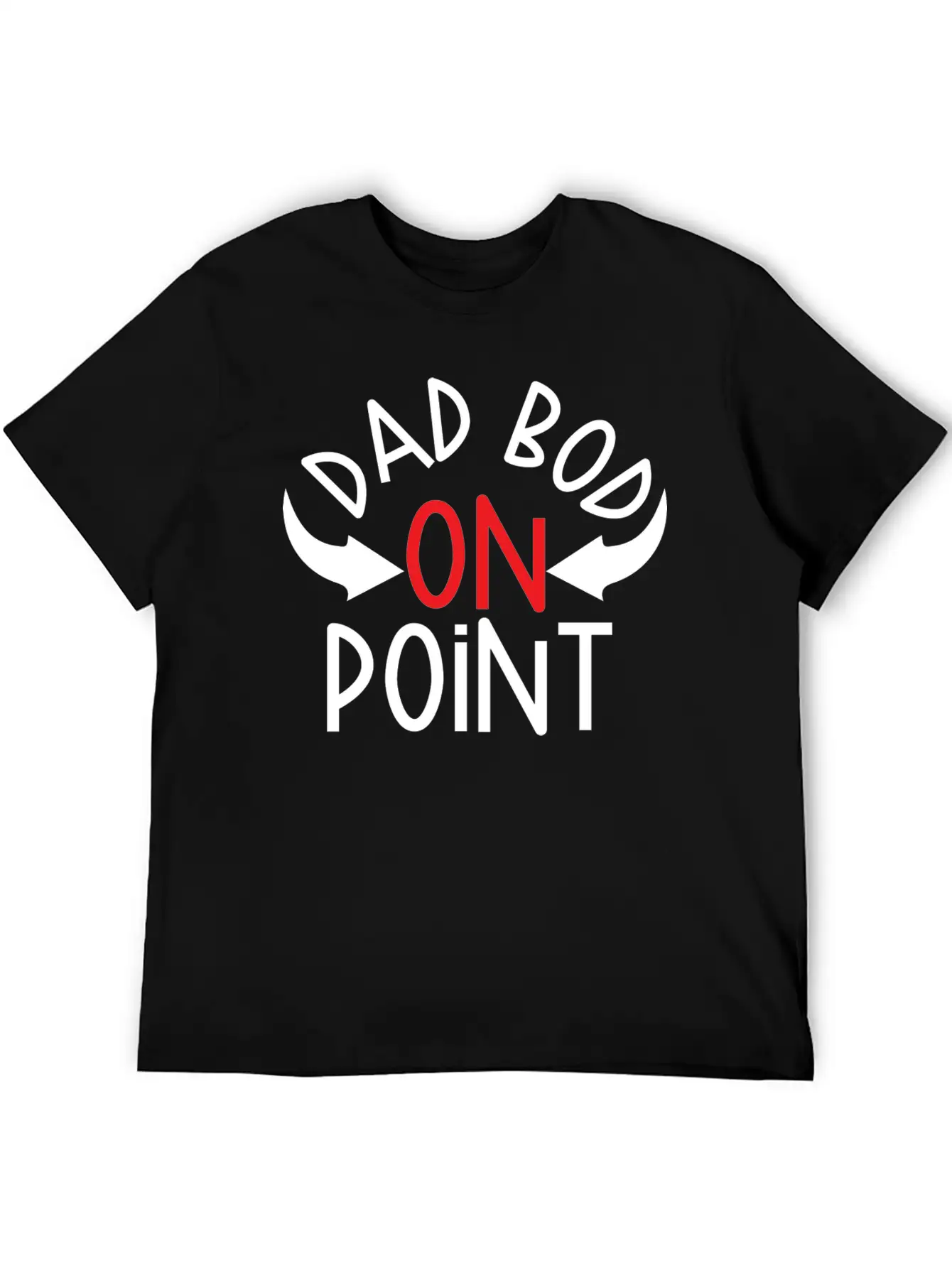 Dad Bod On Point, Fathers Day Unisex Casual T-Shirt – Clean Design For Daily Comfort
