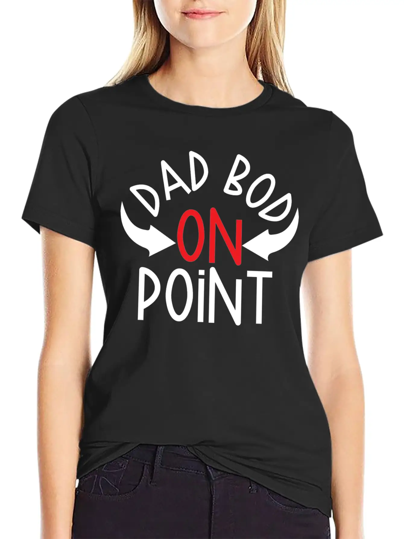 Dad Bod On Point, Fathers Day Unisex Casual T-Shirt – Clean Design For Daily Comfort