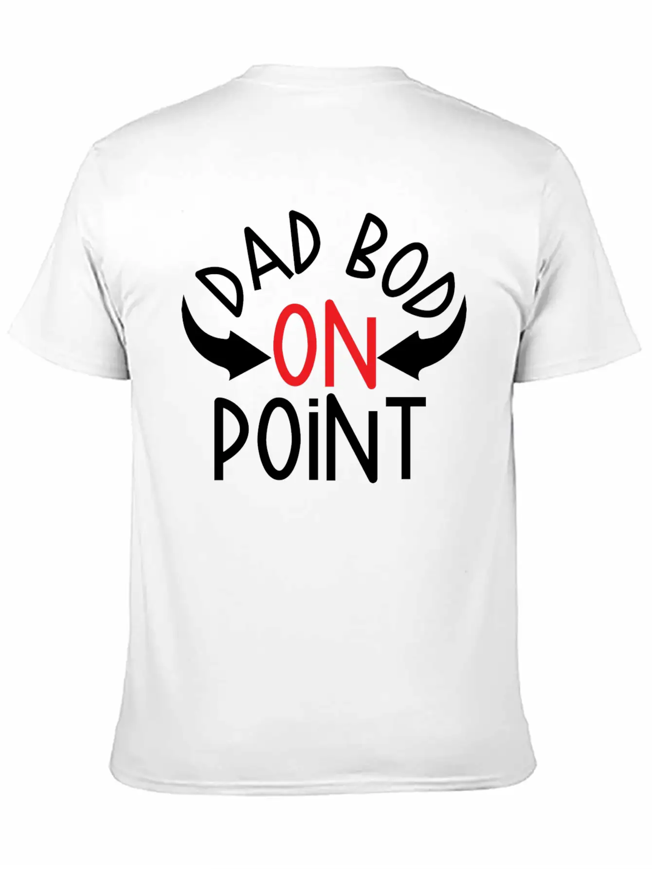 Dad Bod On Point, Fathers Day Unisex Casual T-Shirt – Clean Design For Daily Comfort