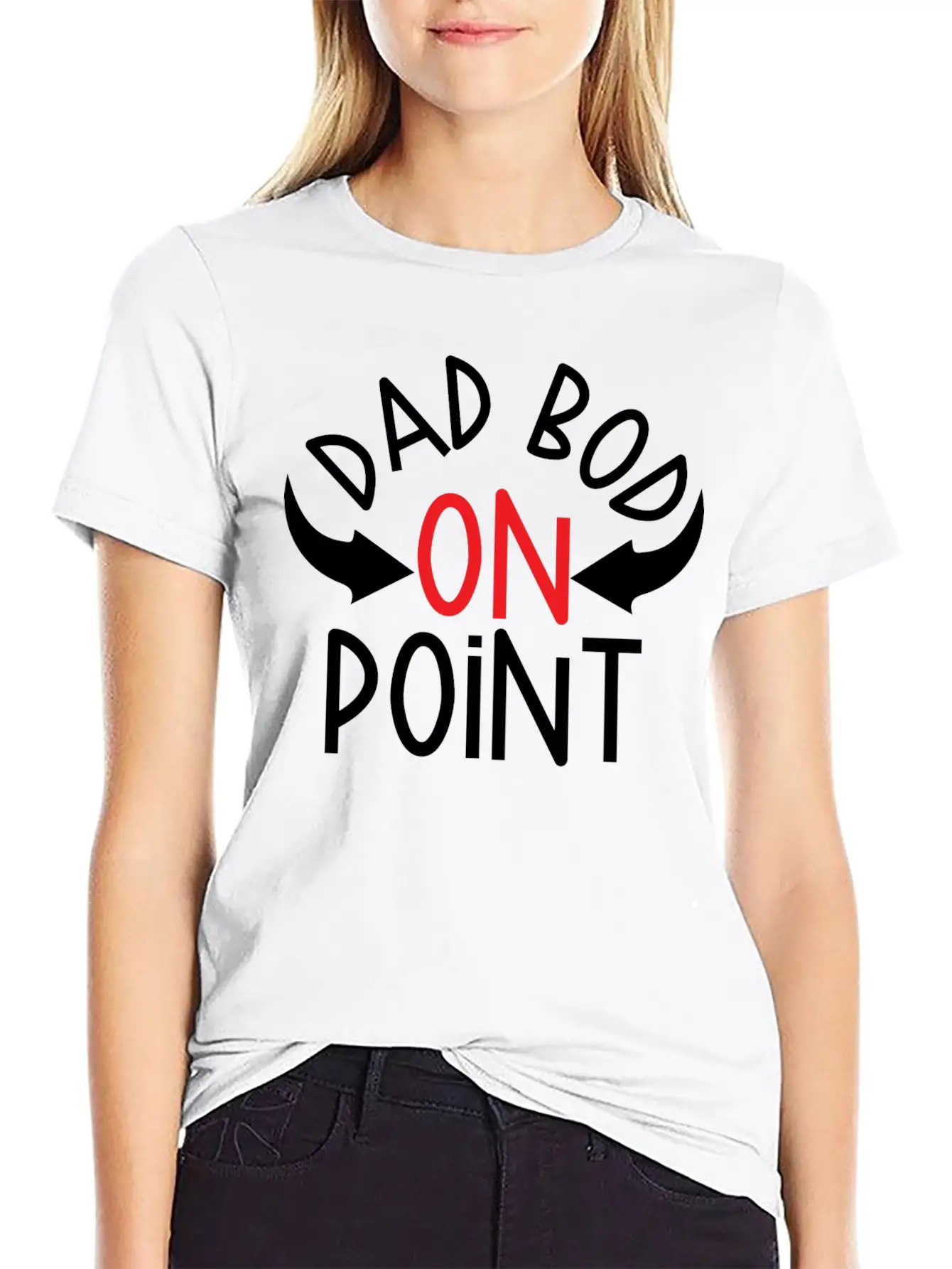Dad Bod On Point, Fathers Day Unisex Casual T-Shirt – Clean Design For Daily Comfort