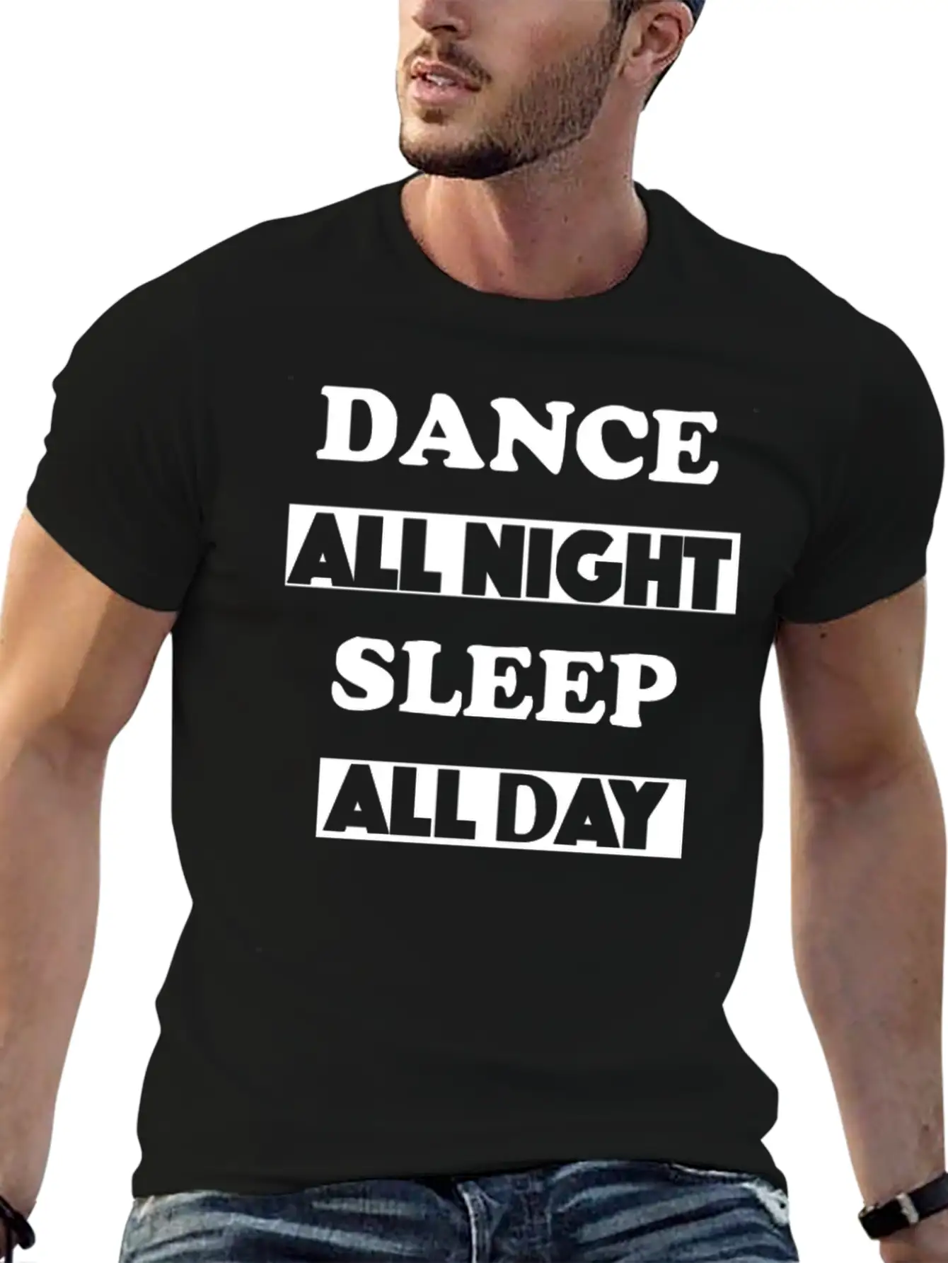 Dance All Night Unisex Casual T-Shirt – Clean Design For Daily Comfort