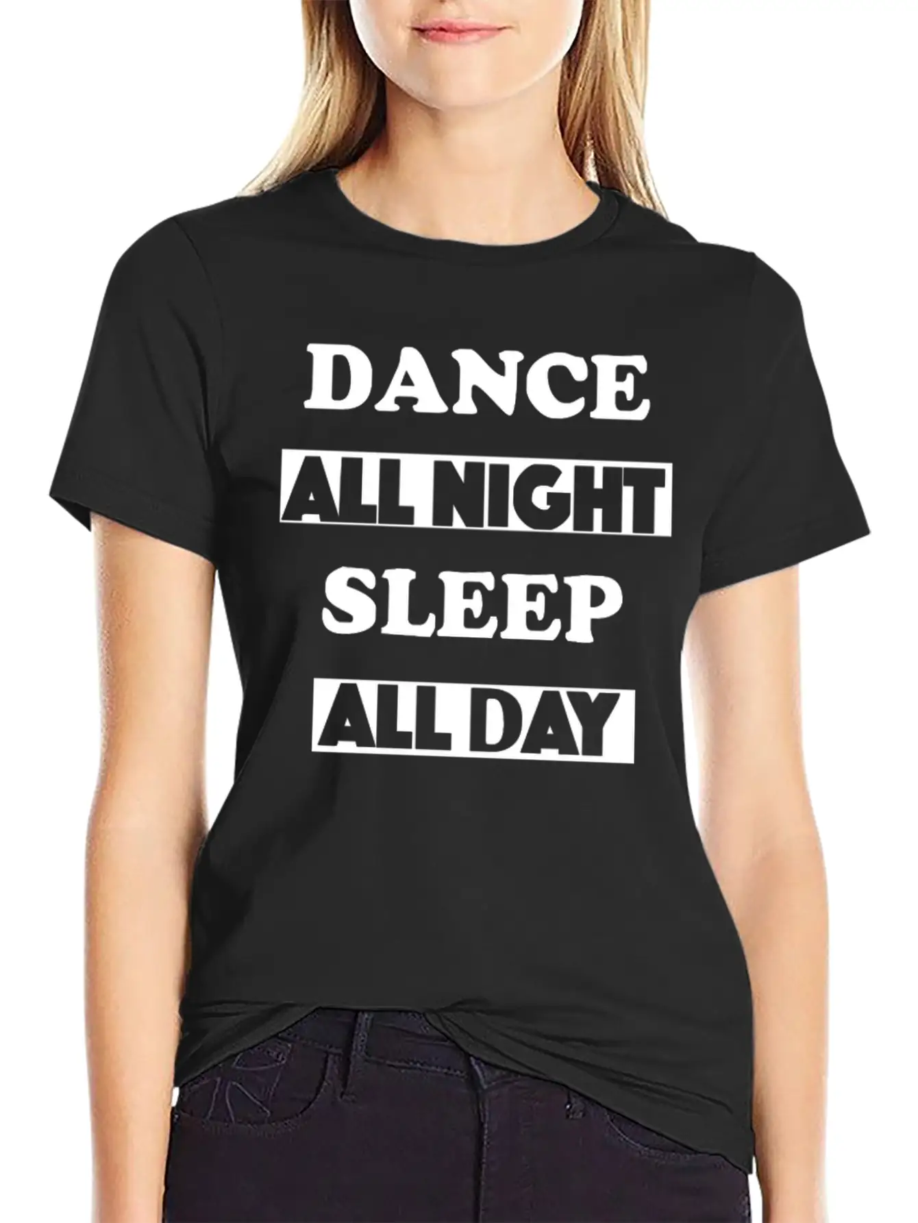 Dance All Night Unisex Casual T-Shirt – Clean Design For Daily Comfort