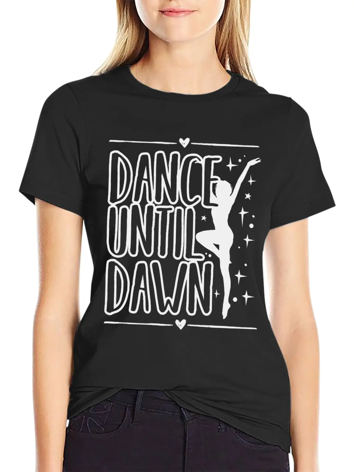 Dance Until Dawn Unisex Casual T-Shirt – Clean Design For Daily Comfort