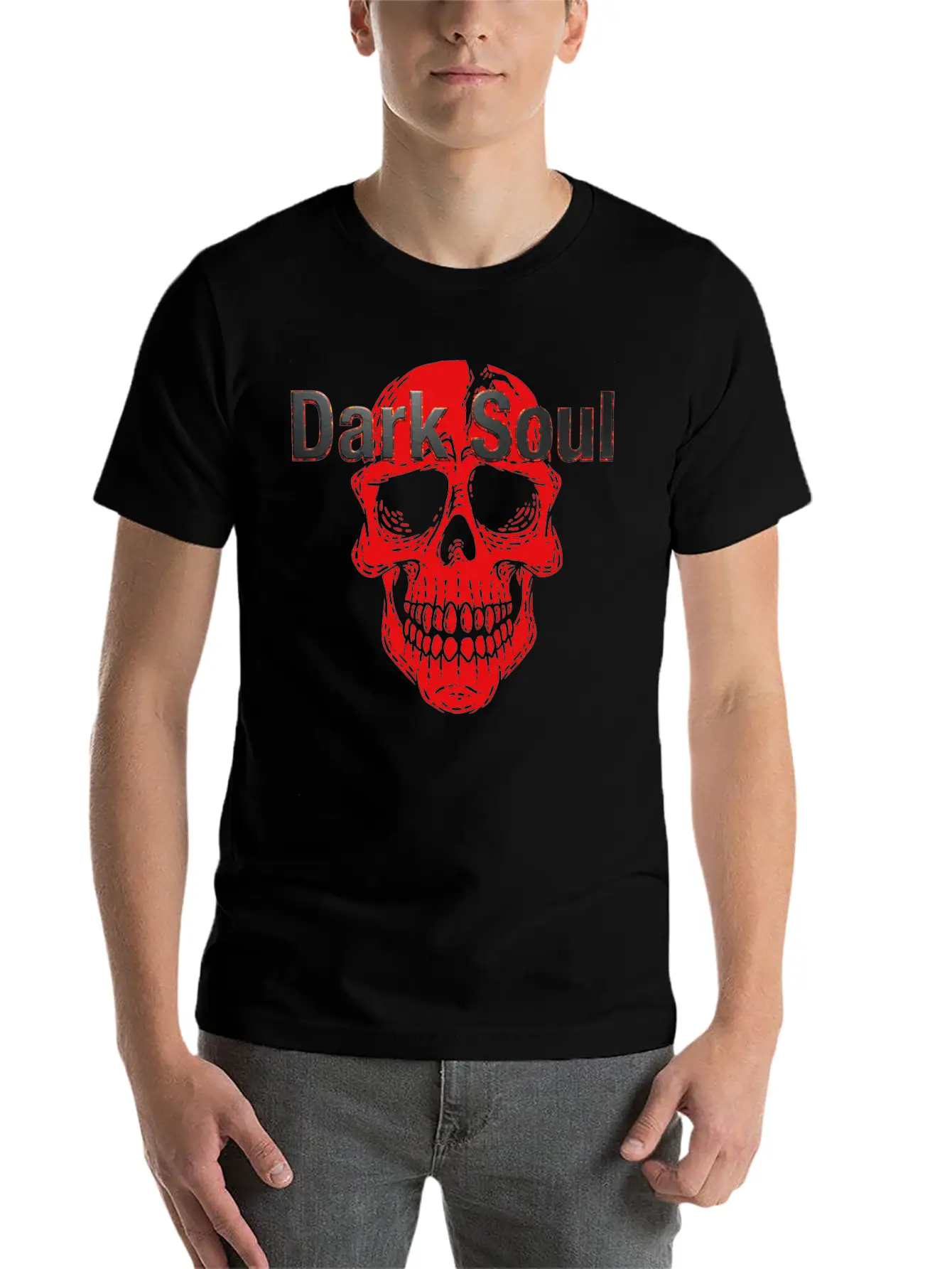 Dark Soul Unisex Casual T-Shirt – Clean Design For Daily Comfort