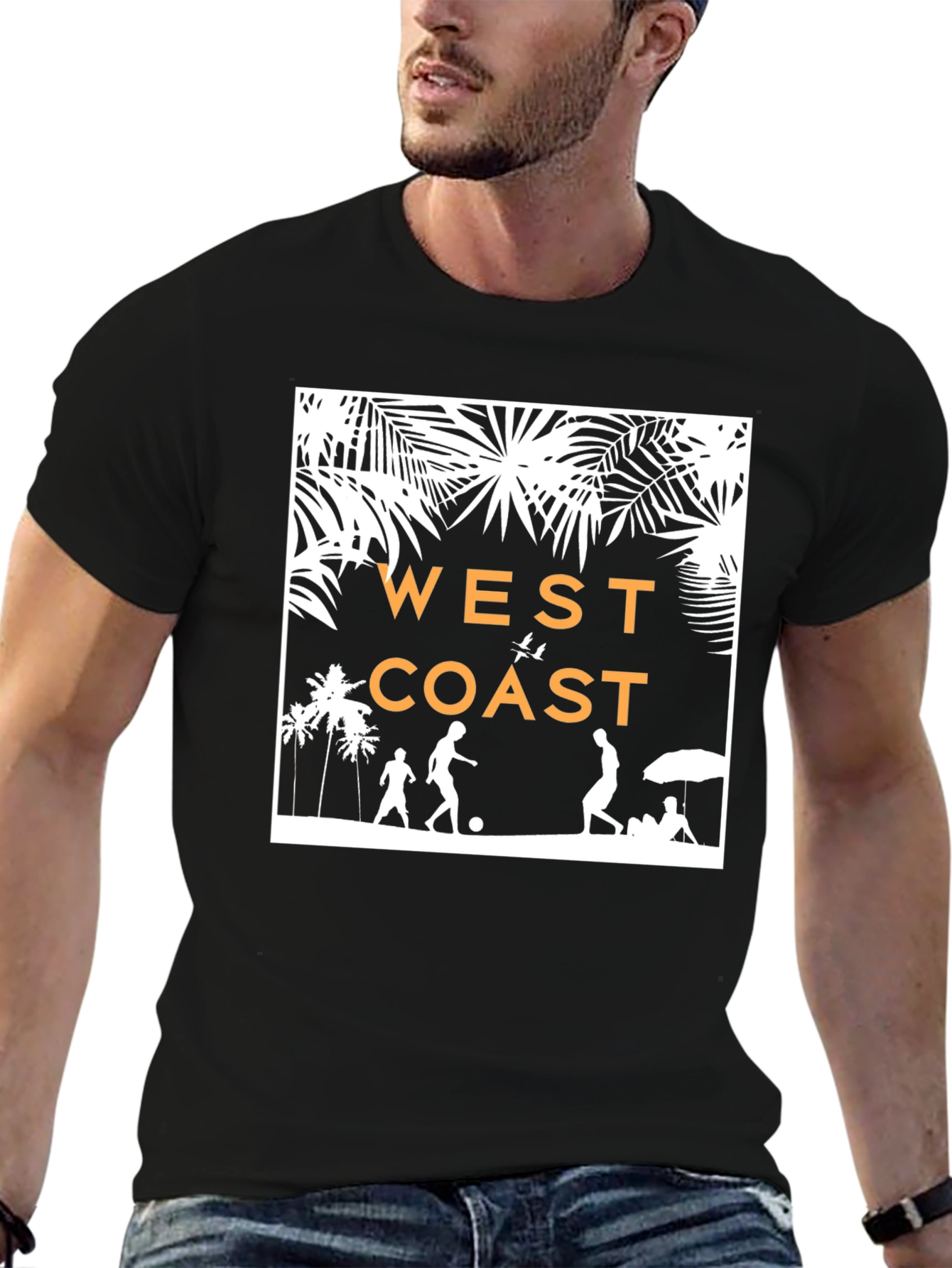 West Coast Graphic Tee - Beach Lifestyle T-Shirt