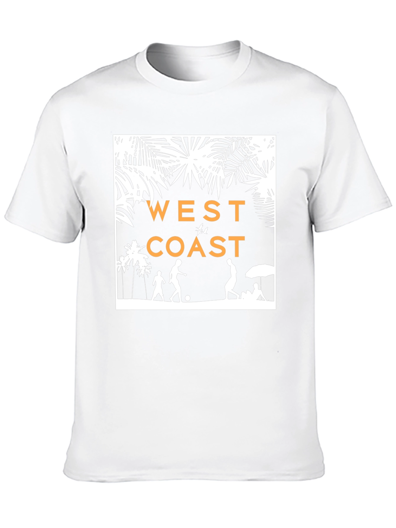 West Coast Graphic Tee - Beach Lifestyle T-Shirt