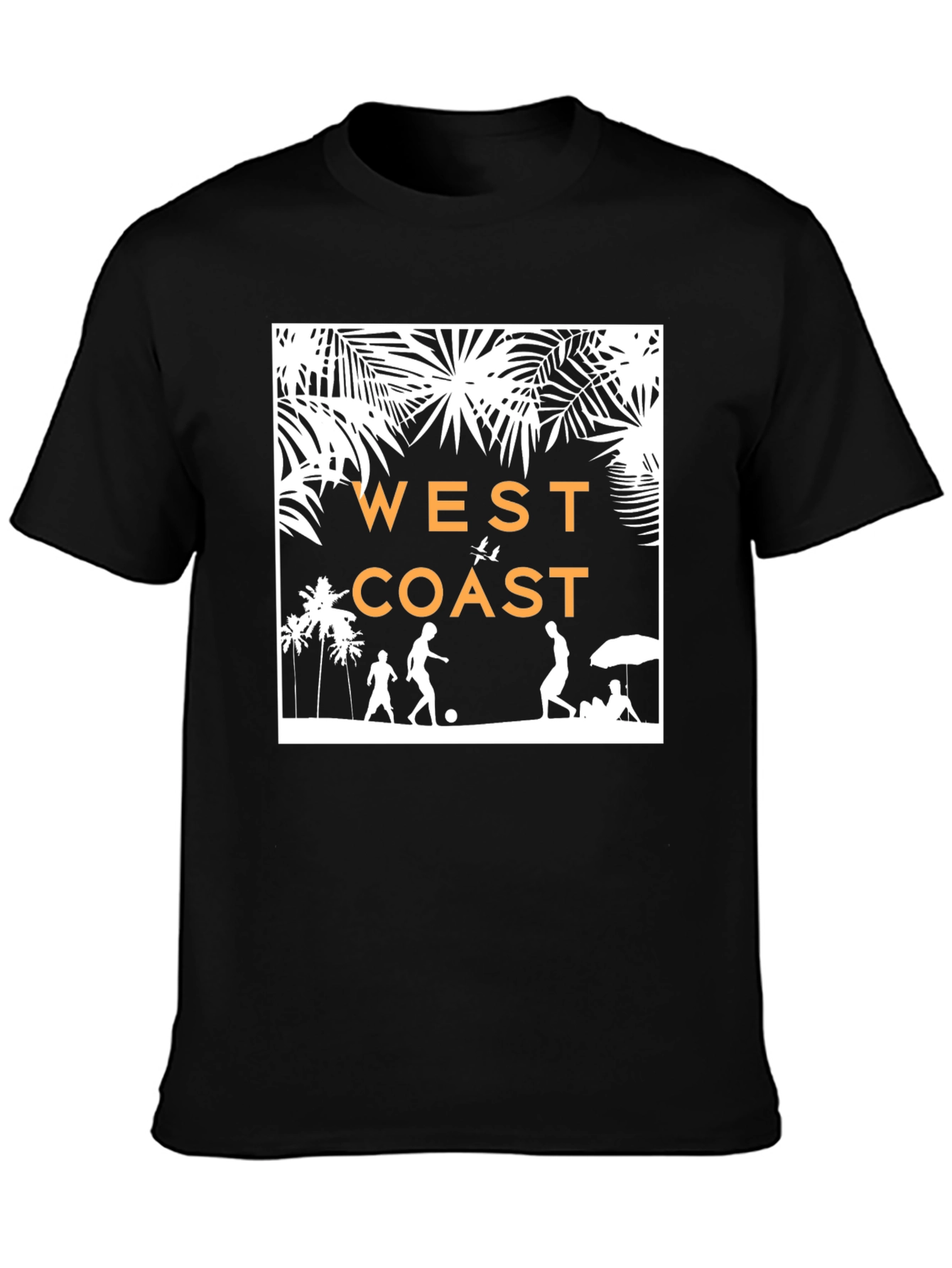 West Coast Graphic Tee - Beach Lifestyle T-Shirt