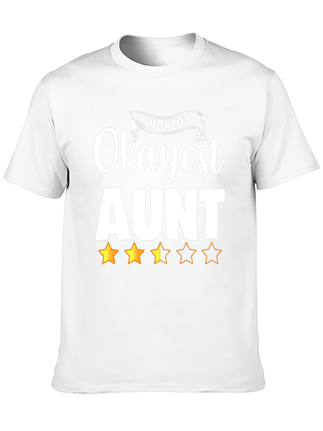 Worlds Okayest Aunt Graphic T-Shirt