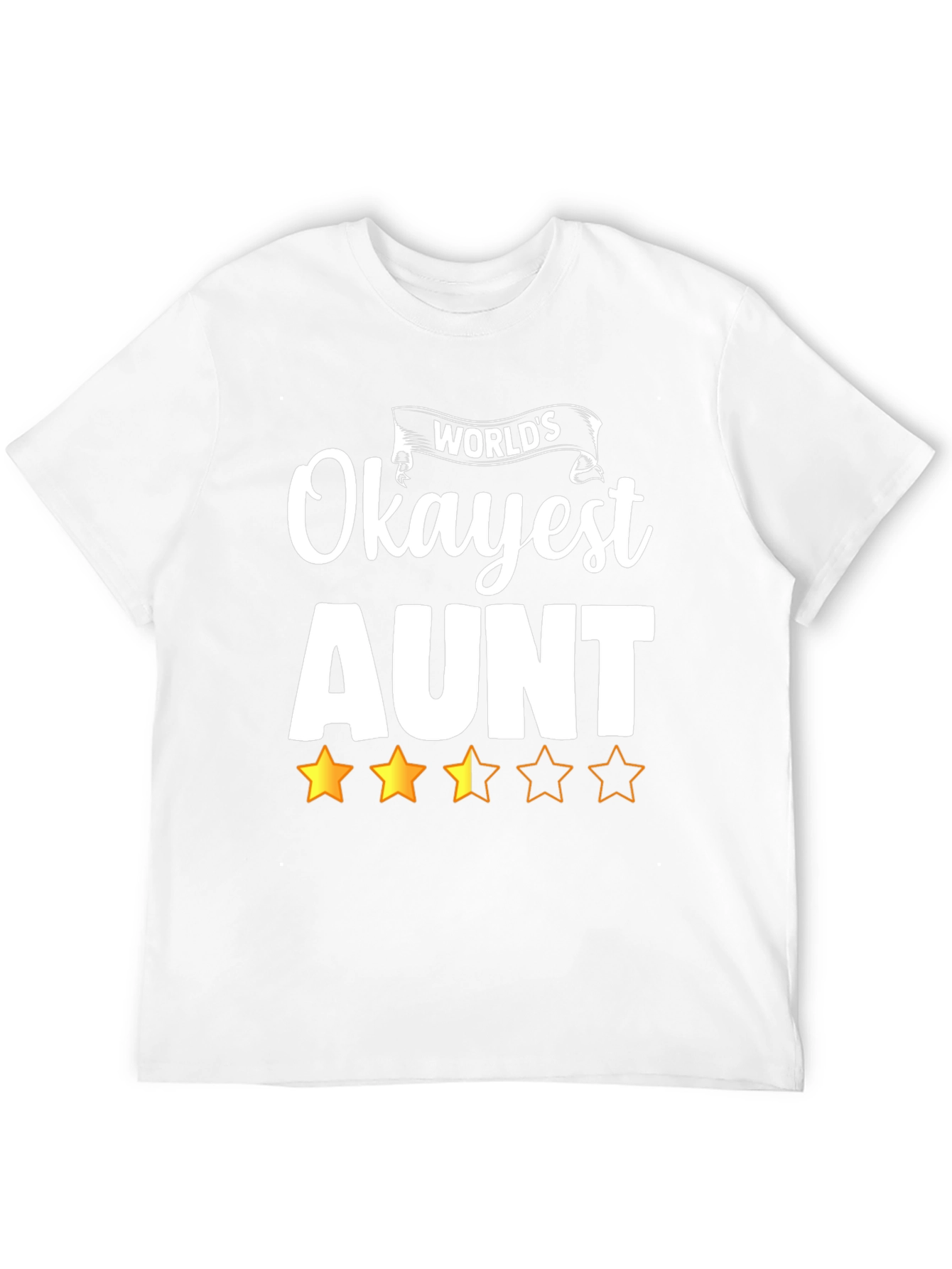 Worlds Okayest Aunt Graphic T-Shirt