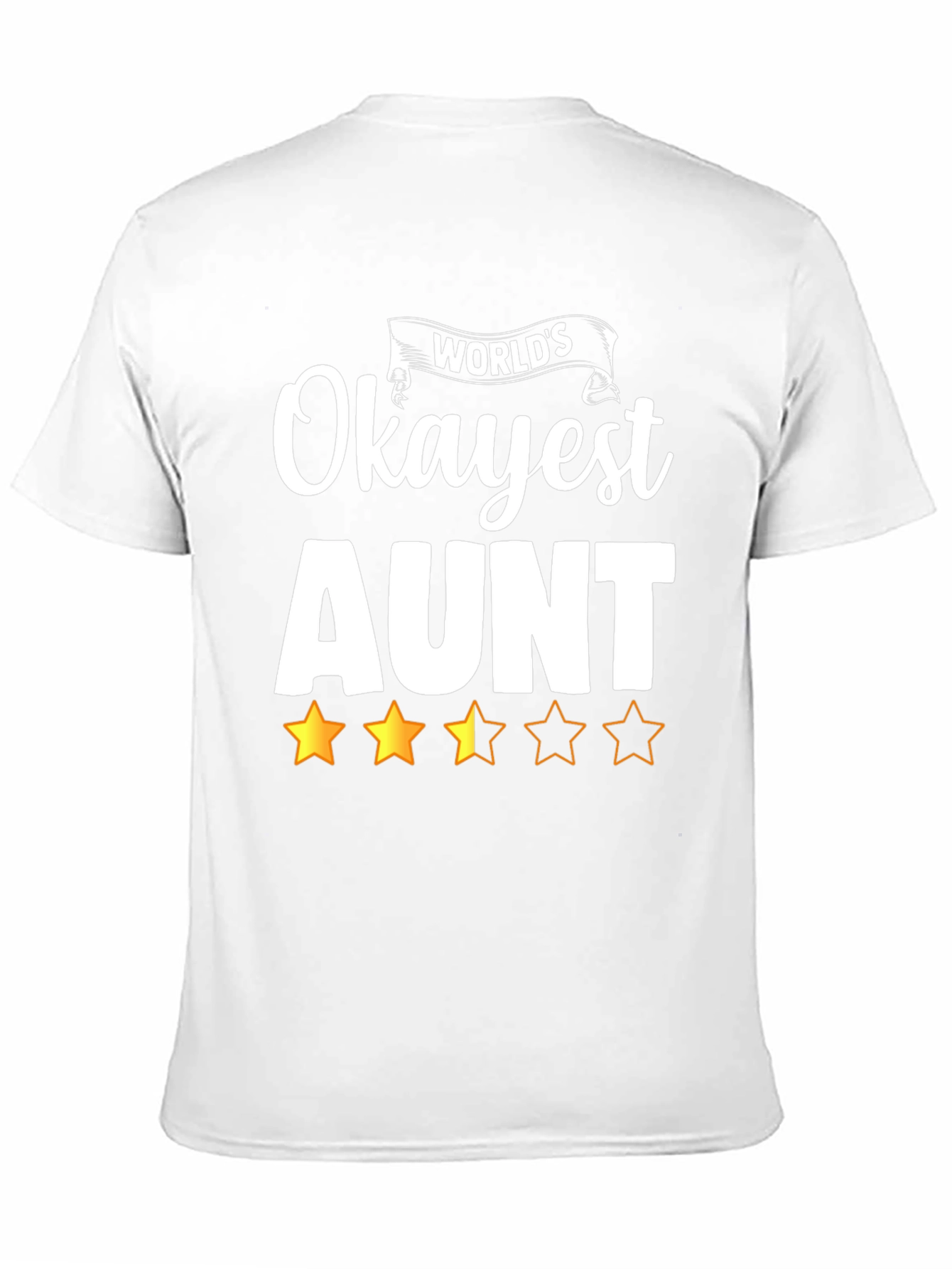 Worlds Okayest Aunt Graphic T-Shirt