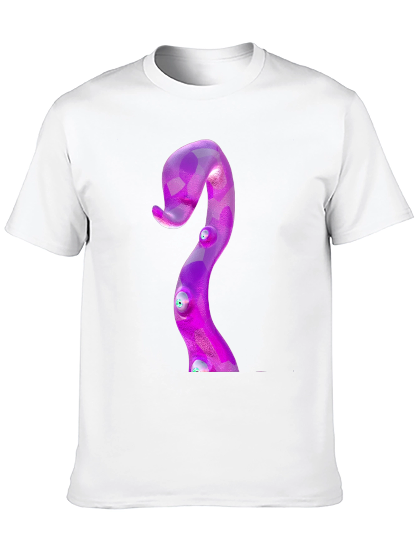 Purple Tentacle Graphic Tee - Kraken Design