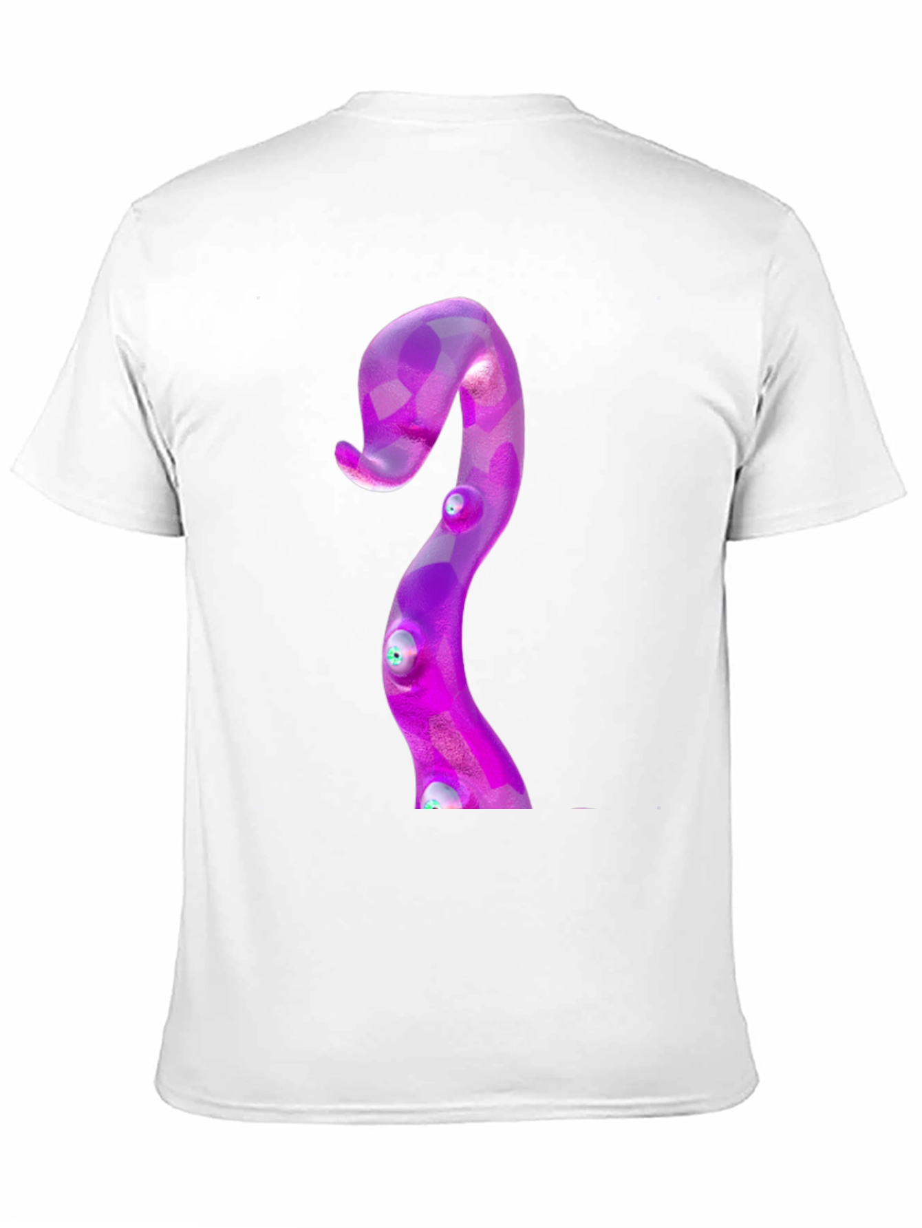 Purple Tentacle Graphic Tee - Kraken Design