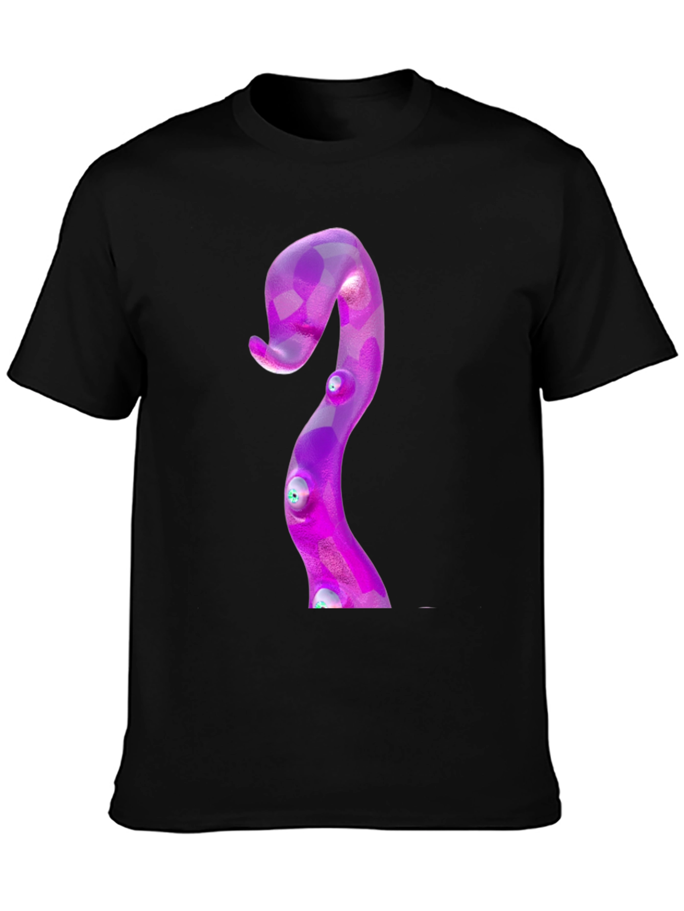 Purple Tentacle Graphic Tee - Kraken Design